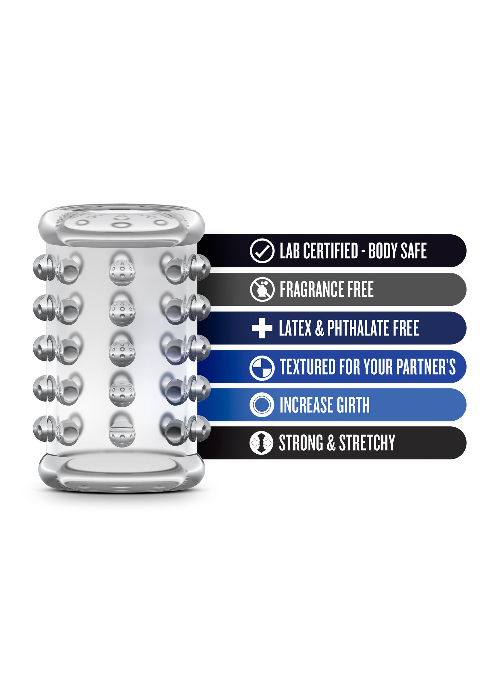 Stay Hard Stay Hard Cock Sleeve - Clear 02