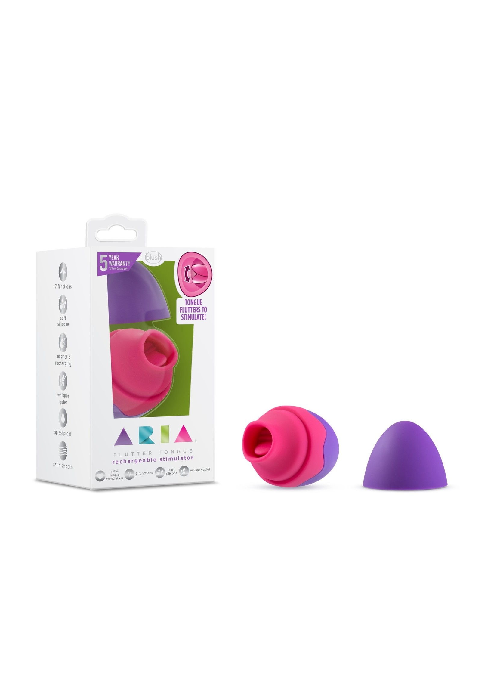 Blush Novelties Aria - Flutter Tongue - Purple