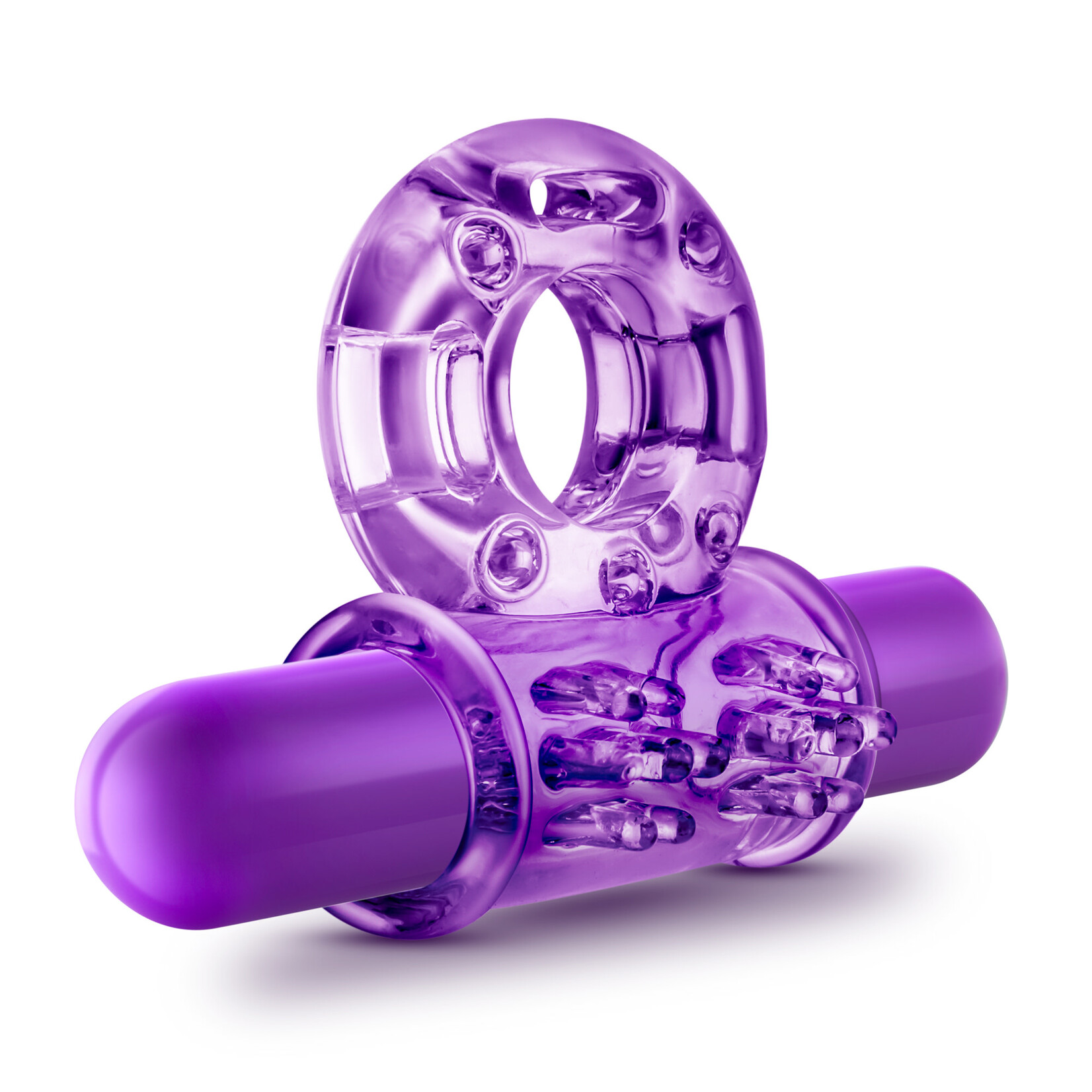 Play With Me Play With Me Vibrating C Ring - Purple