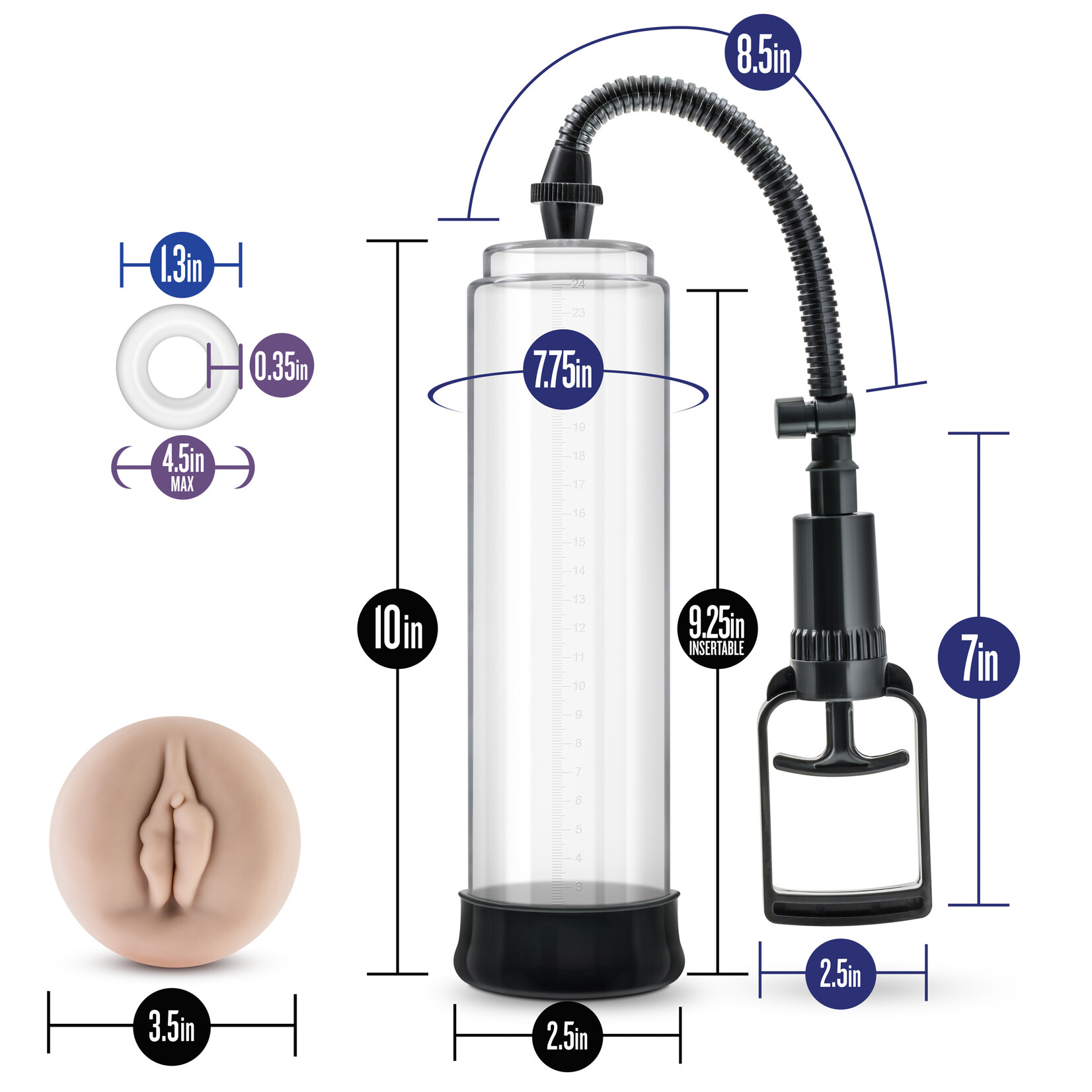 Performance Performance - VX5 - Male Enhancement Pump System - clear