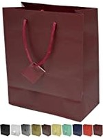Burgundy Matte Gift Bag Sm single