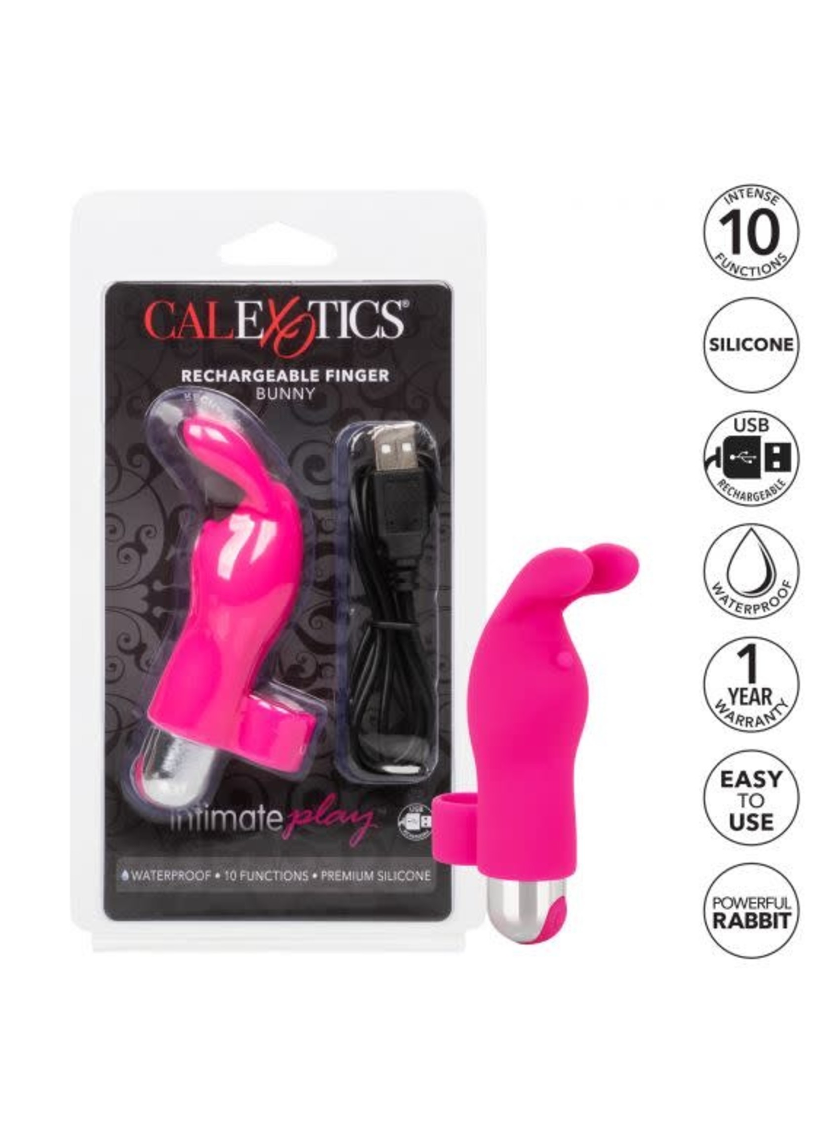 Cal Exotic Novelties Intimate Play Rechargeable Finger Bunny