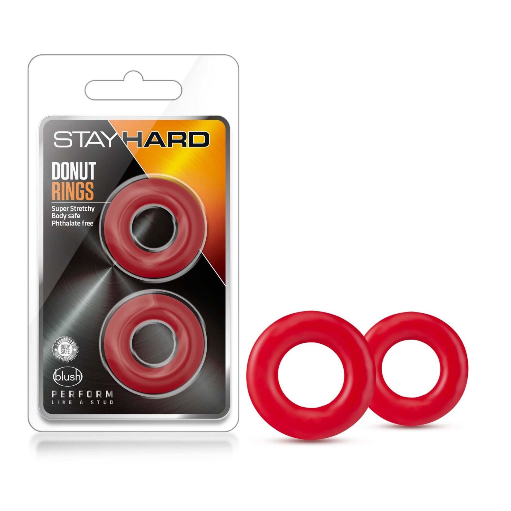 Stay Hard Stay Hard Donut Rings Red