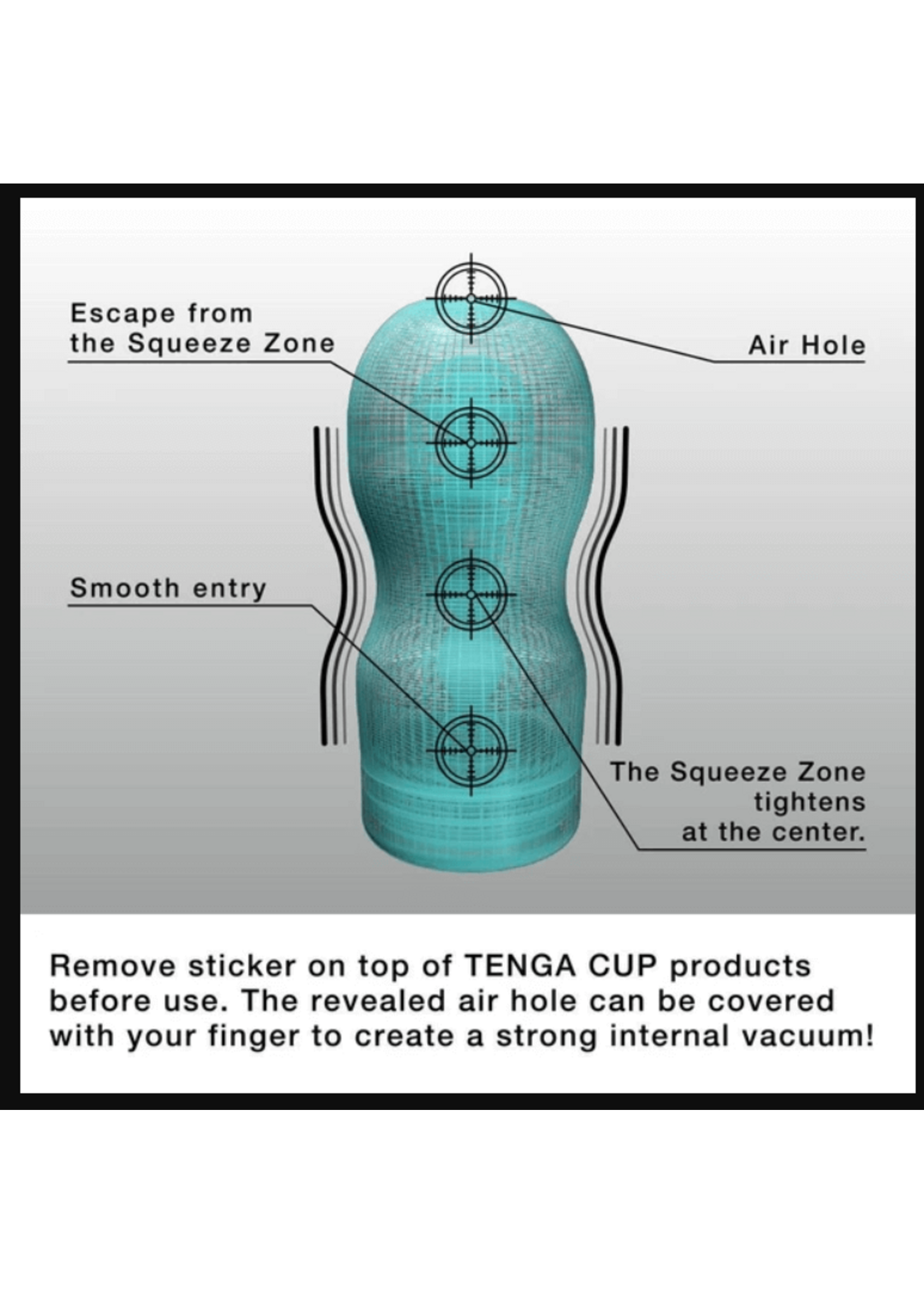 Tenga Original Vacuum Cup -  Extra Cool Edition