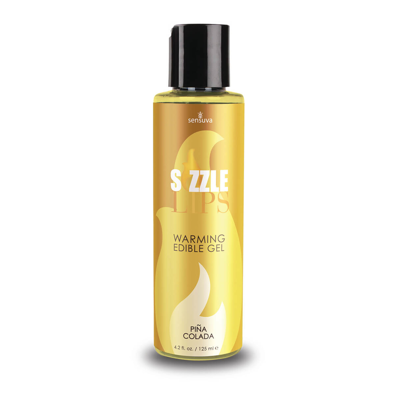 Sensuva Sizzle Lips Piña Colada Warming Gel 4.2 oz.
