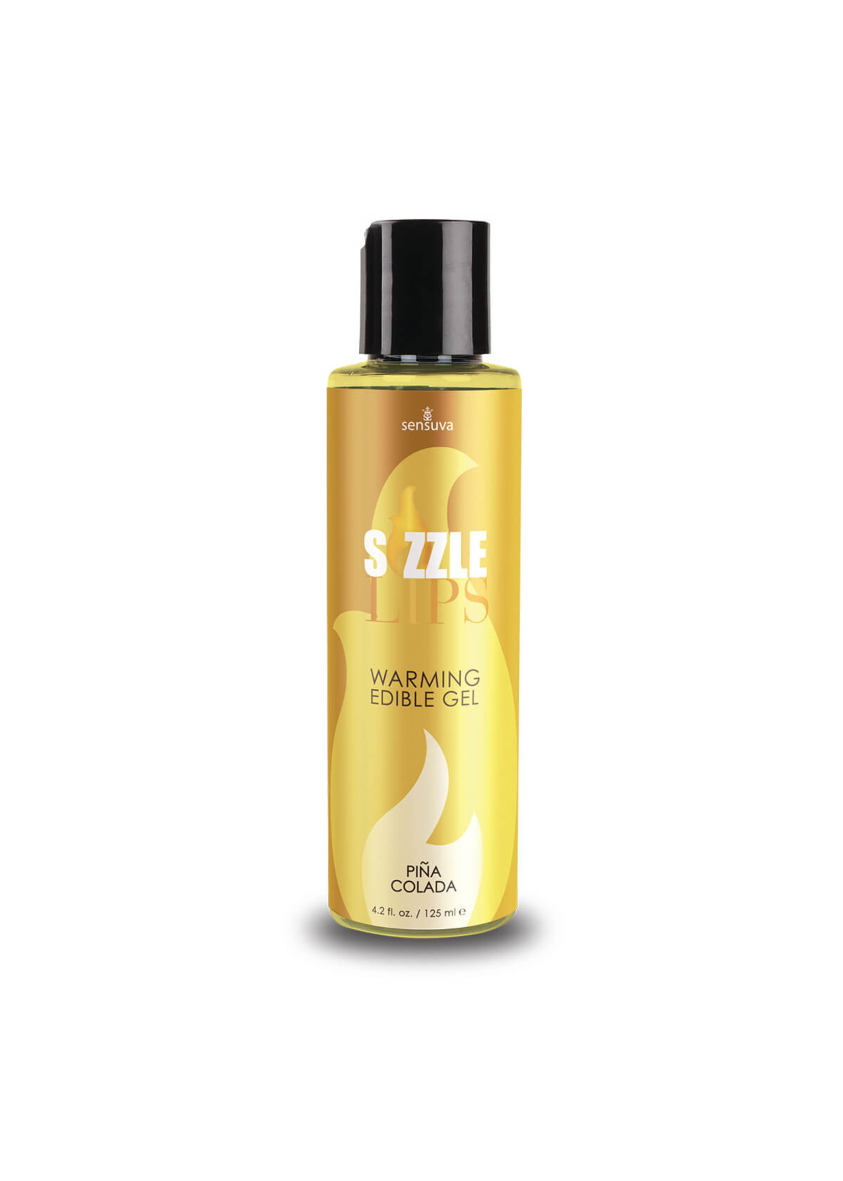 Sensuva Sizzle Lips Piña Colada Warming Gel 4.2 oz.