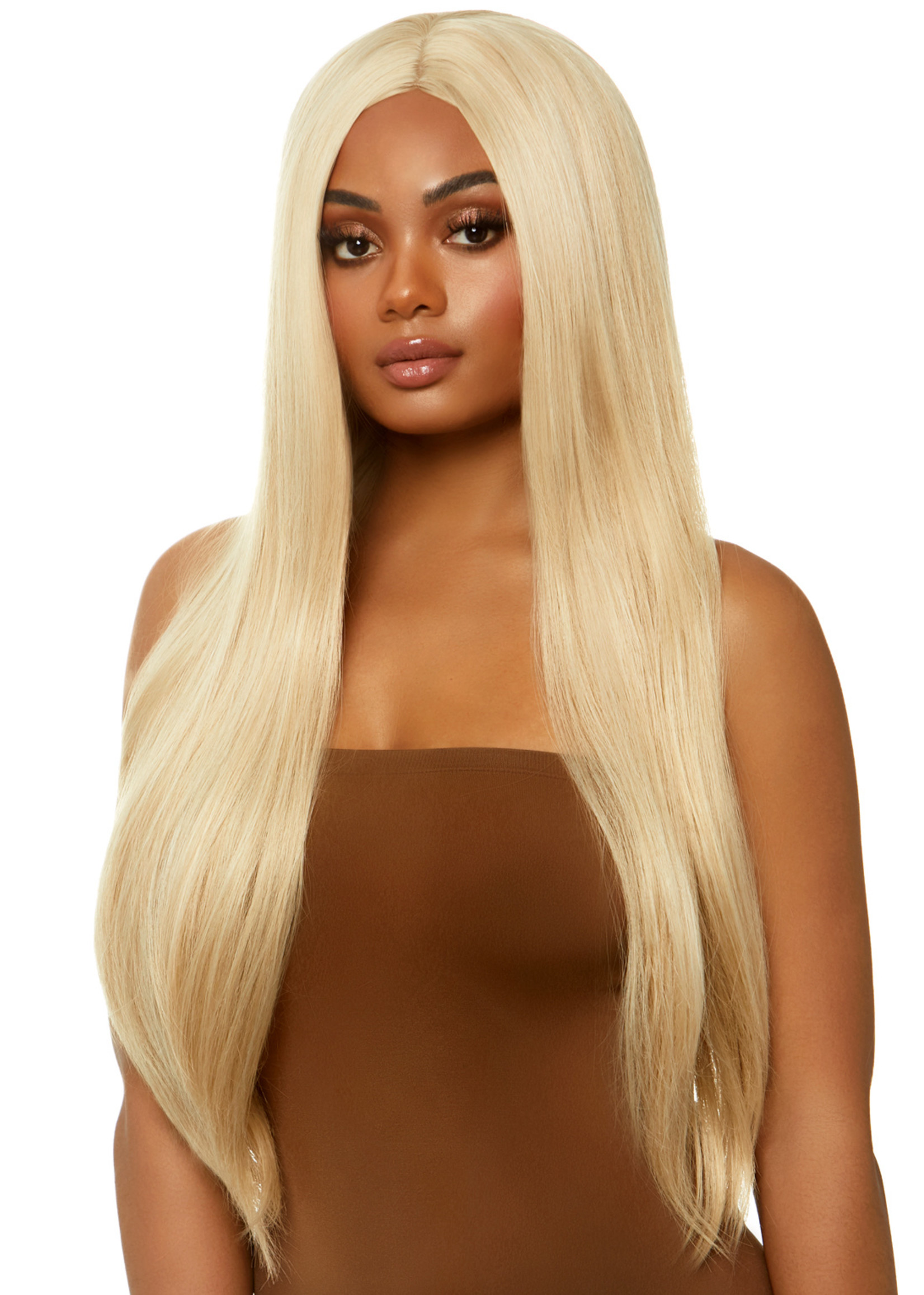 Leg Avenue 33" Long Straight Center Part Wig