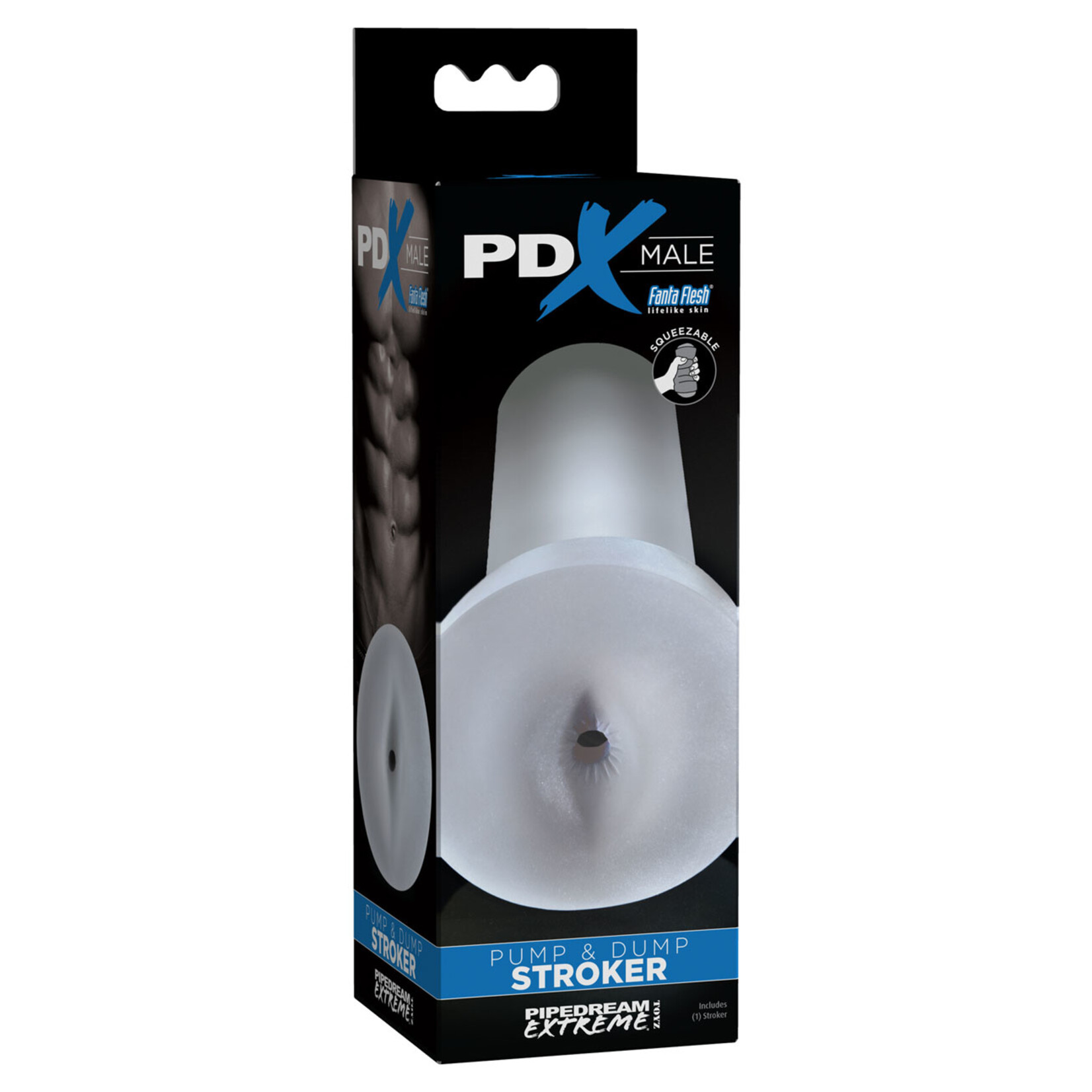 PDX Elite PDX Male Pump and Dump Stroker Clear