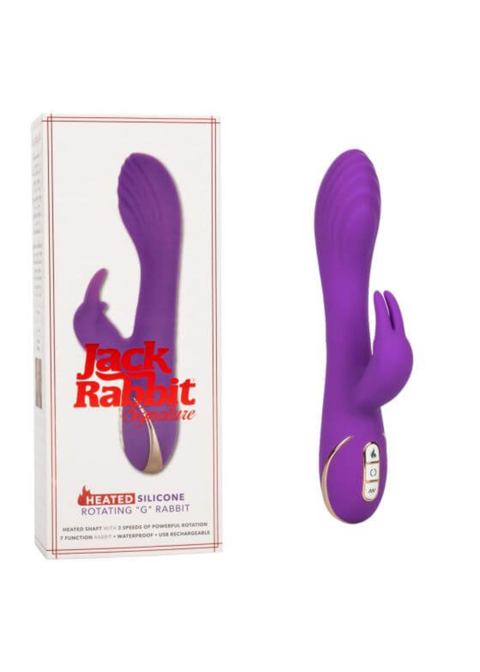 Jack Rabbit Heated Silicone Rotating G Rabbit
