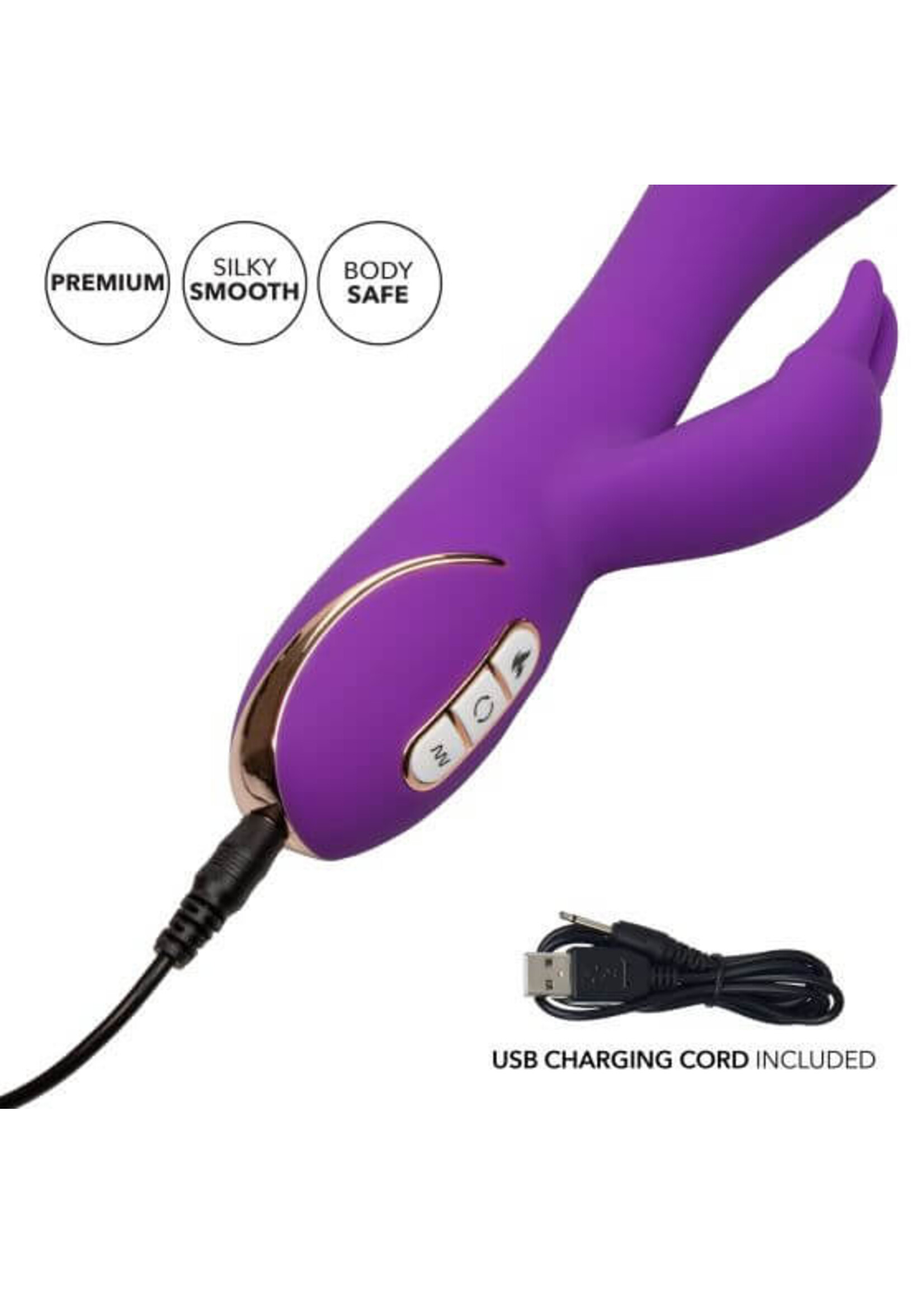 Jack Rabbit Heated Silicone Rotating G Rabbit