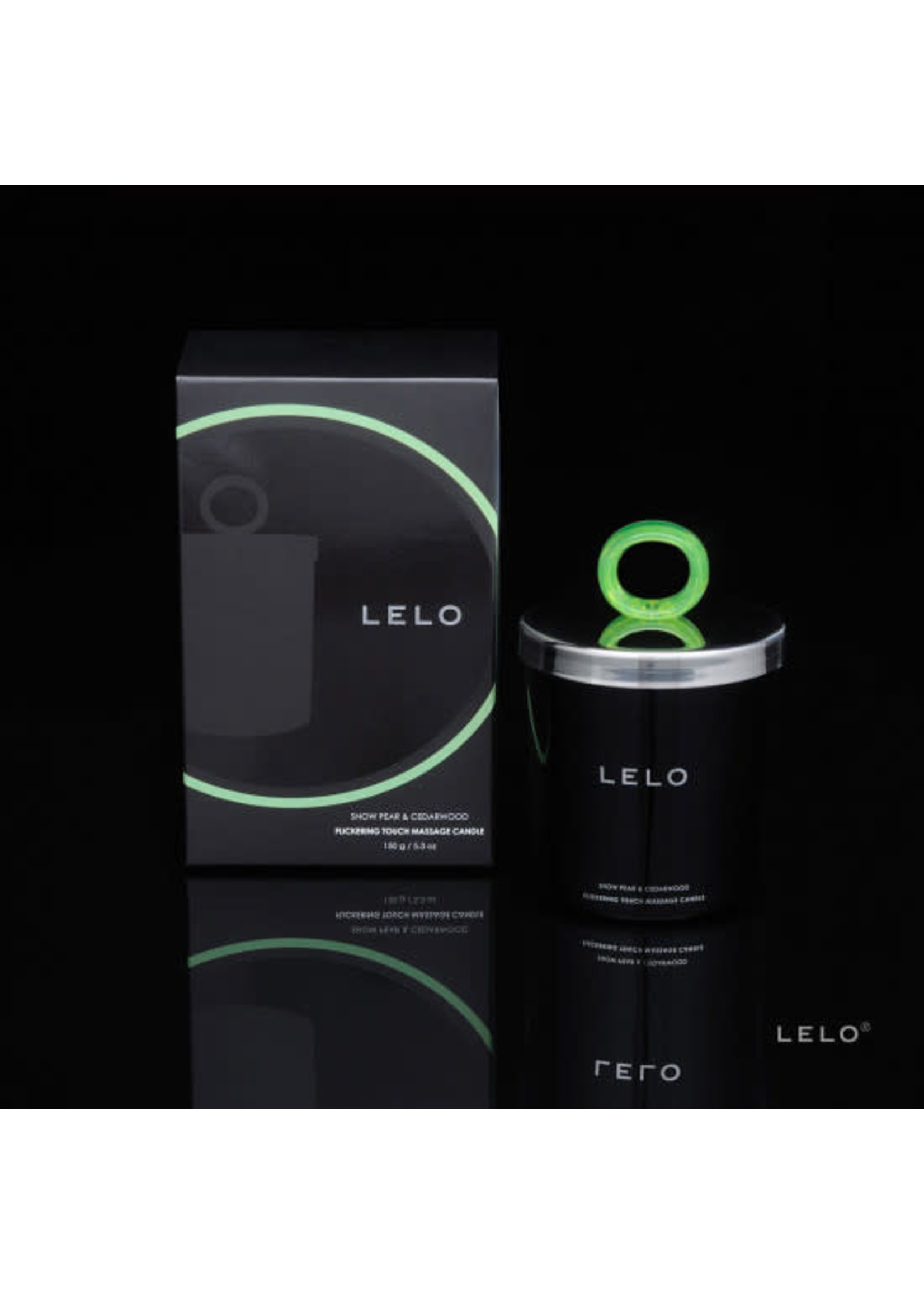 Lelo Snow Pear/Cedarwood LELO Flickering Touch Massage Candle