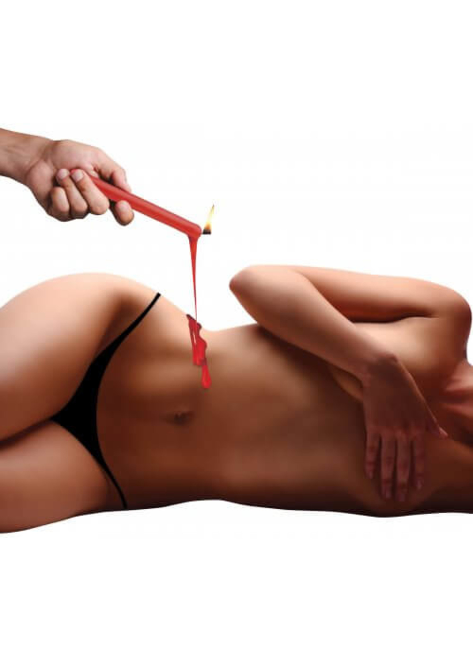 Fire Sticks Fetish Drip Candles Set of 3 - Red