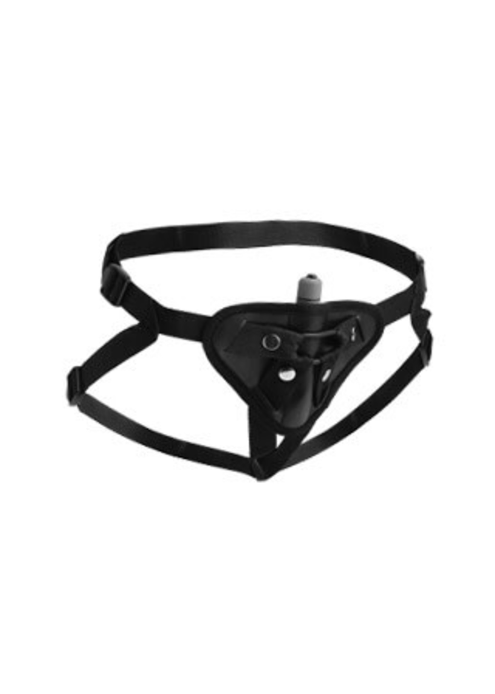 Sutra Fleece-Lined Strap On with Vibrator Pouch