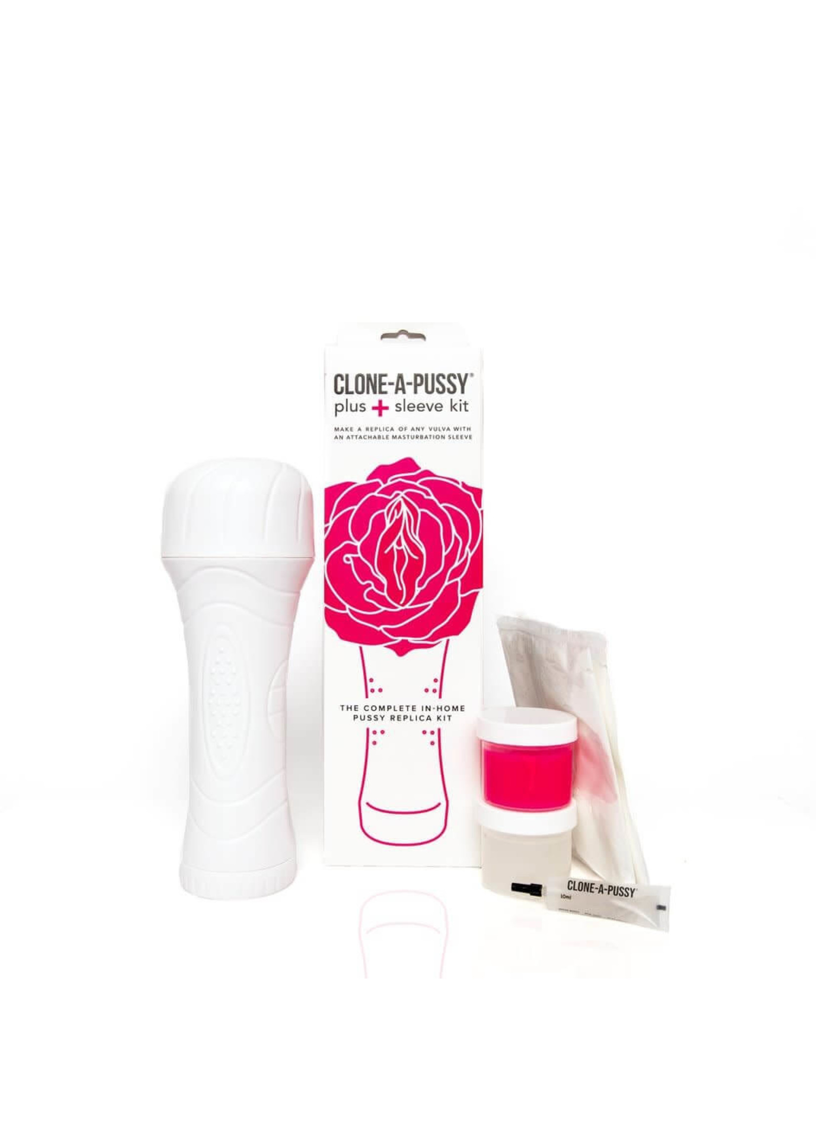 Clone-A-Willy Clone-A-Pussy + Sleeve Kit - Pink