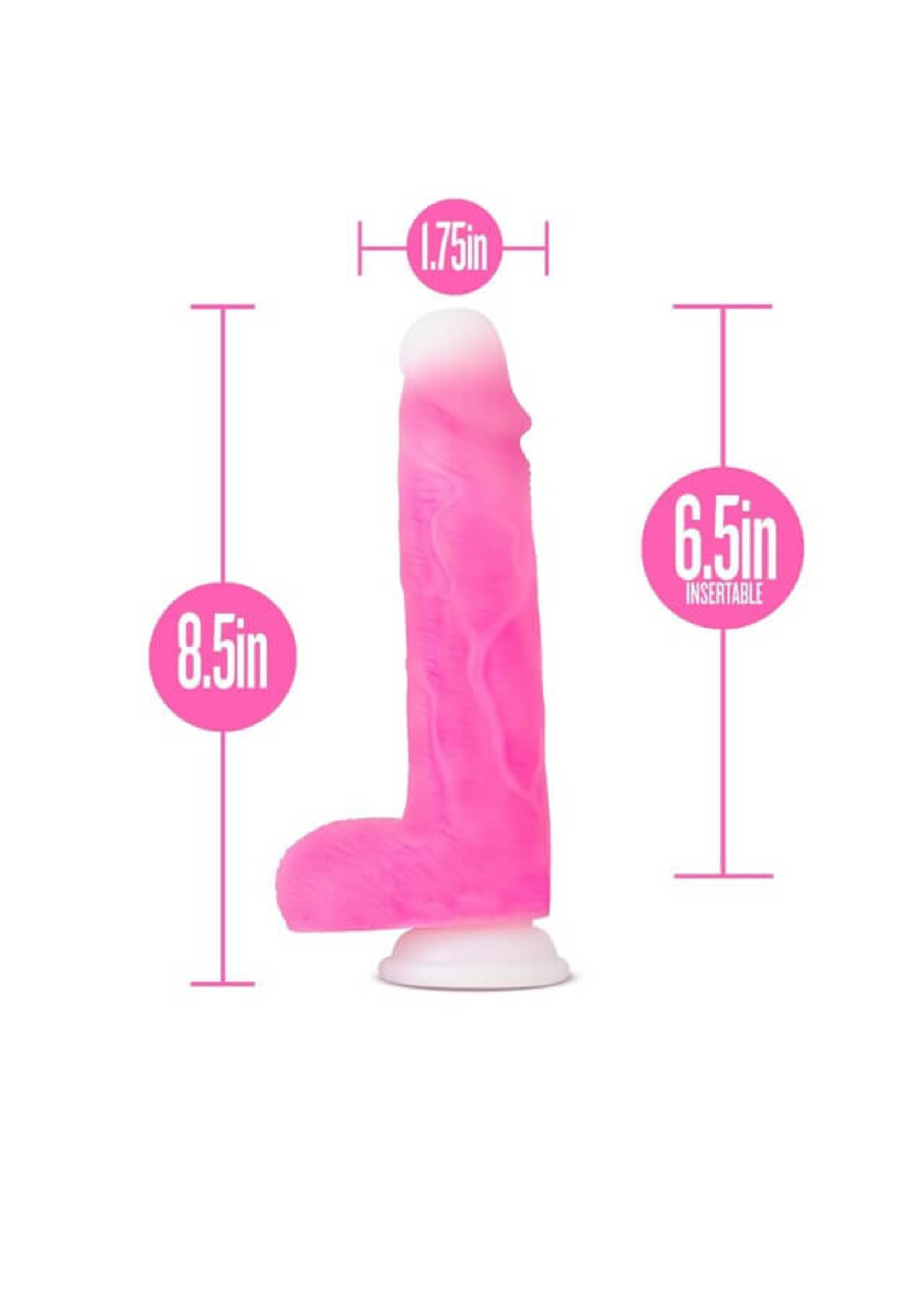 Blush Novelties Neo Elite - Roxy - 8 Inch Gyrating Dildo - Pink