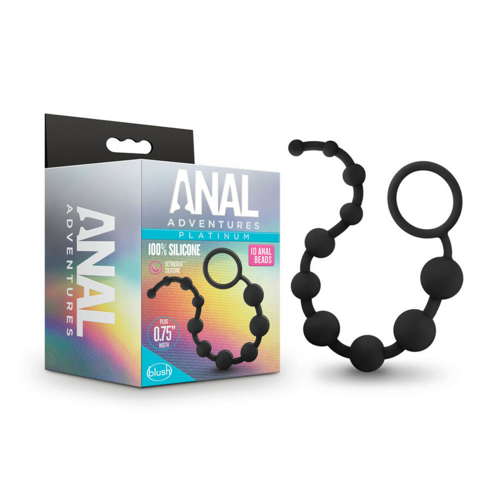 Anal Adventures Platinum Anal Adventures Platinum - Silicone 10 Anal Beads