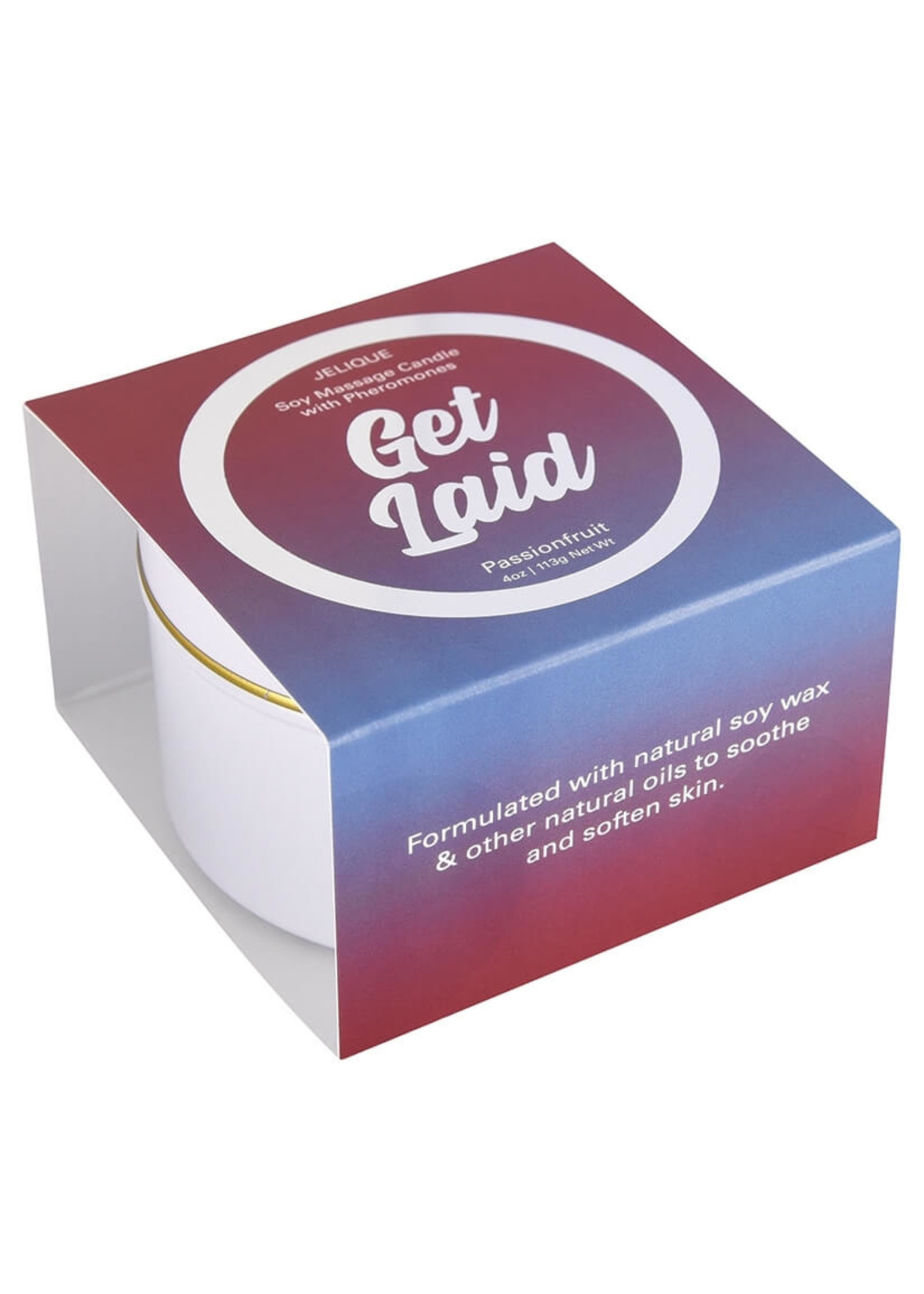 Jelique Jelique Massage Candle Get Laid Passion Fruit 4oz