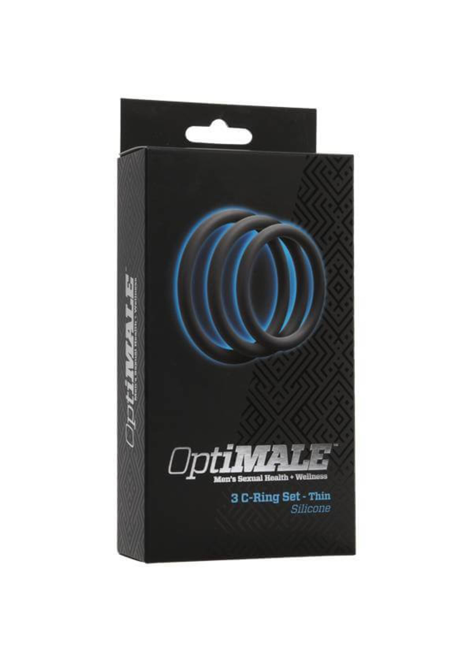 Doc Johnson OptiMALE- 3 C-Ring Set Thin - Slate