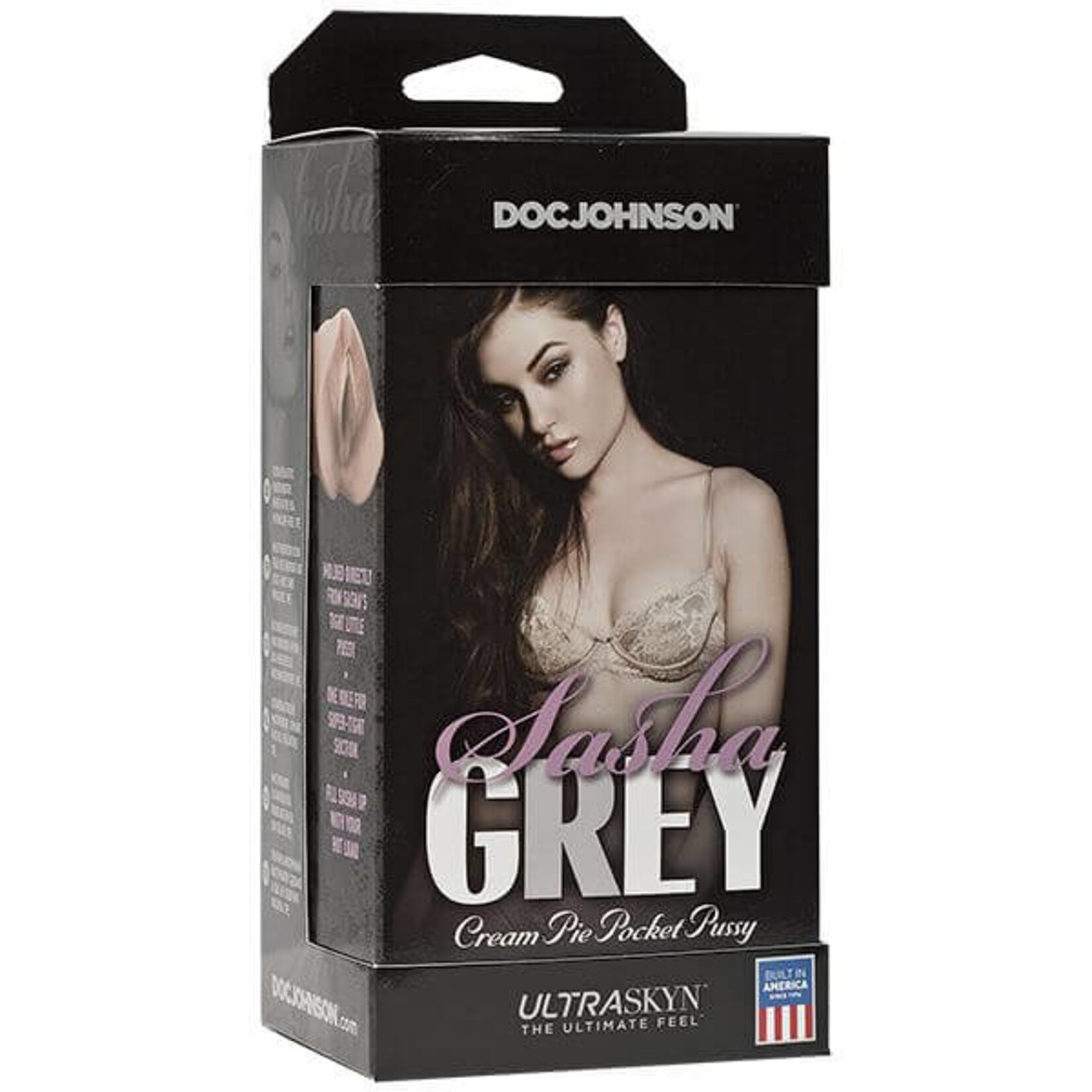 Doc Johnson Signature Strokers - Sasha Grey ULTRASKYN Cream Pie Pocket Pussy