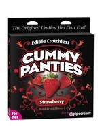 Pipedream Pipedream Edible Crotchless Gummy Panties - Strawberry
