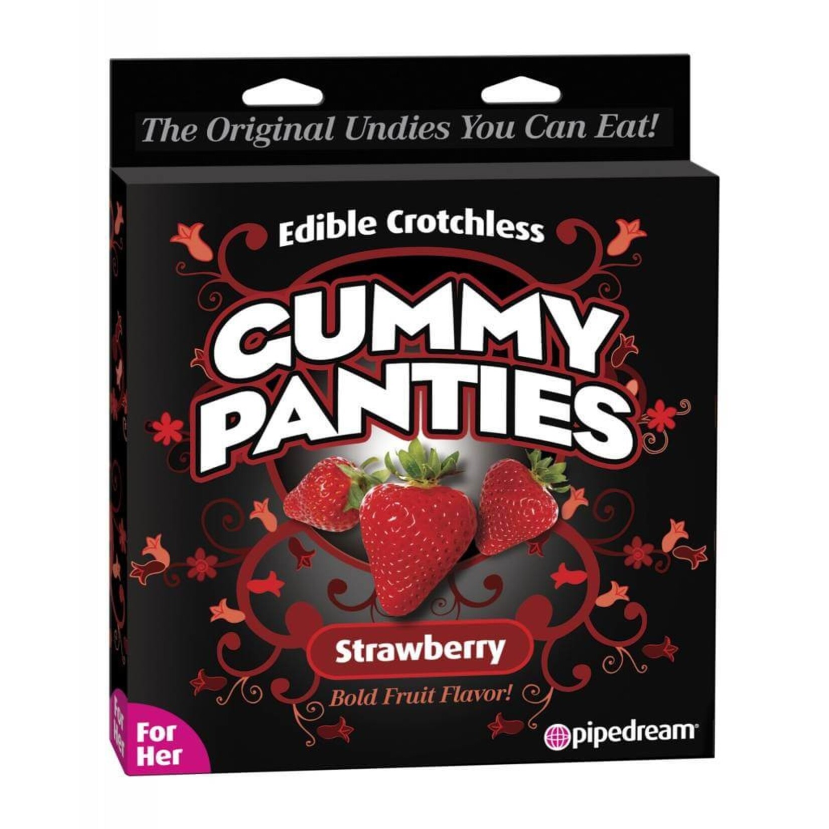 Pipedream Pipedream Edible Crotchless Gummy Panties - Strawberry