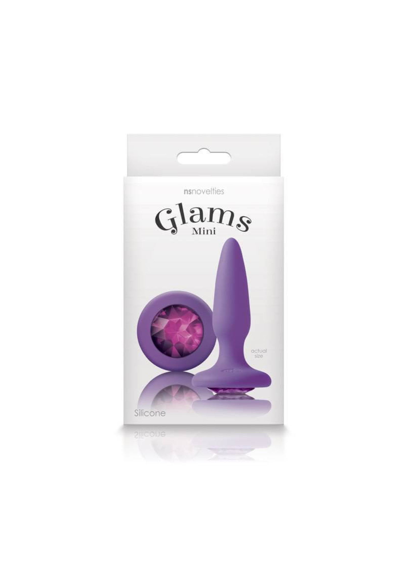 NS Novelties Glams- Mini Gem Plug- Purple