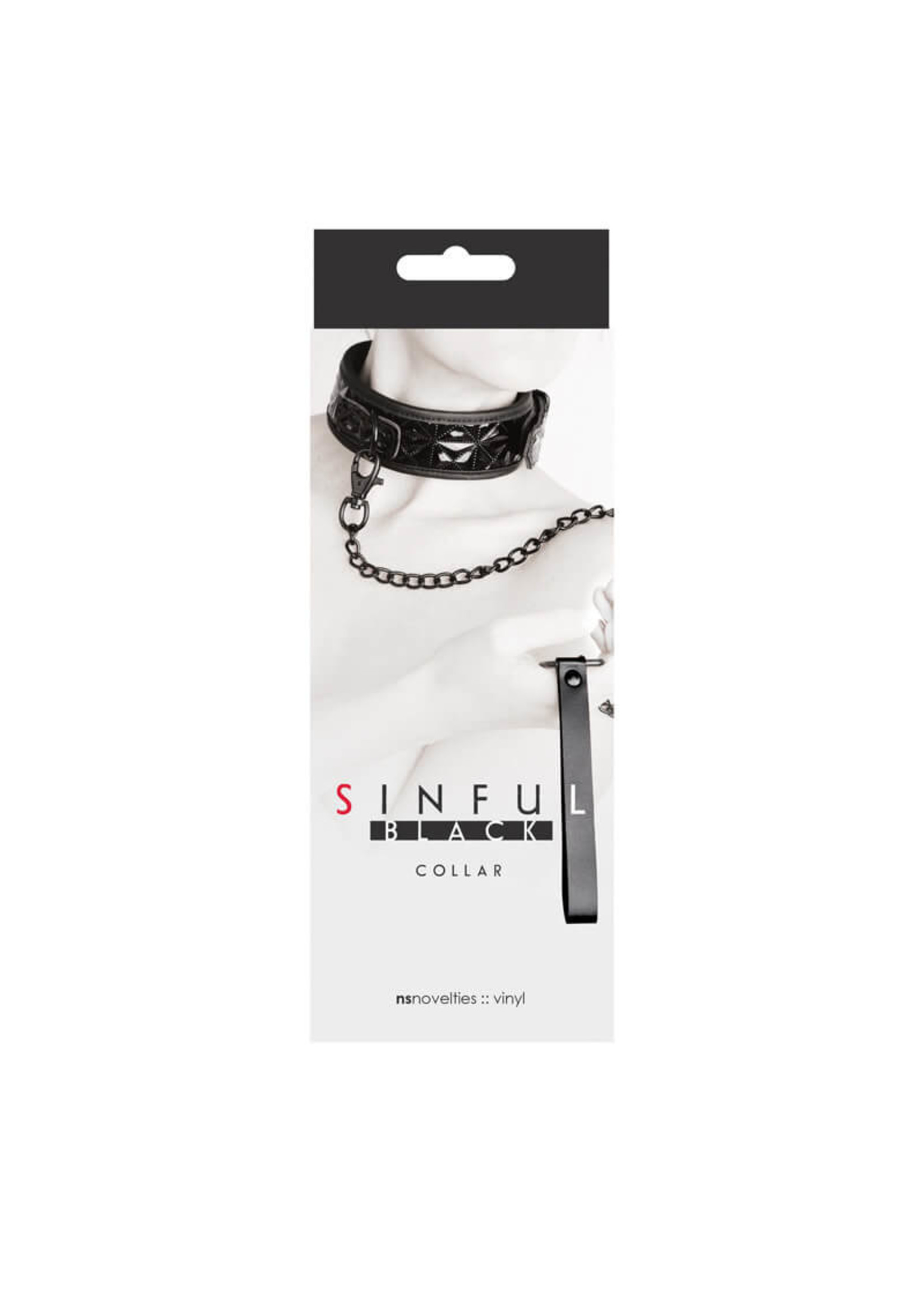 NS Novelties Sinful Collar-Black