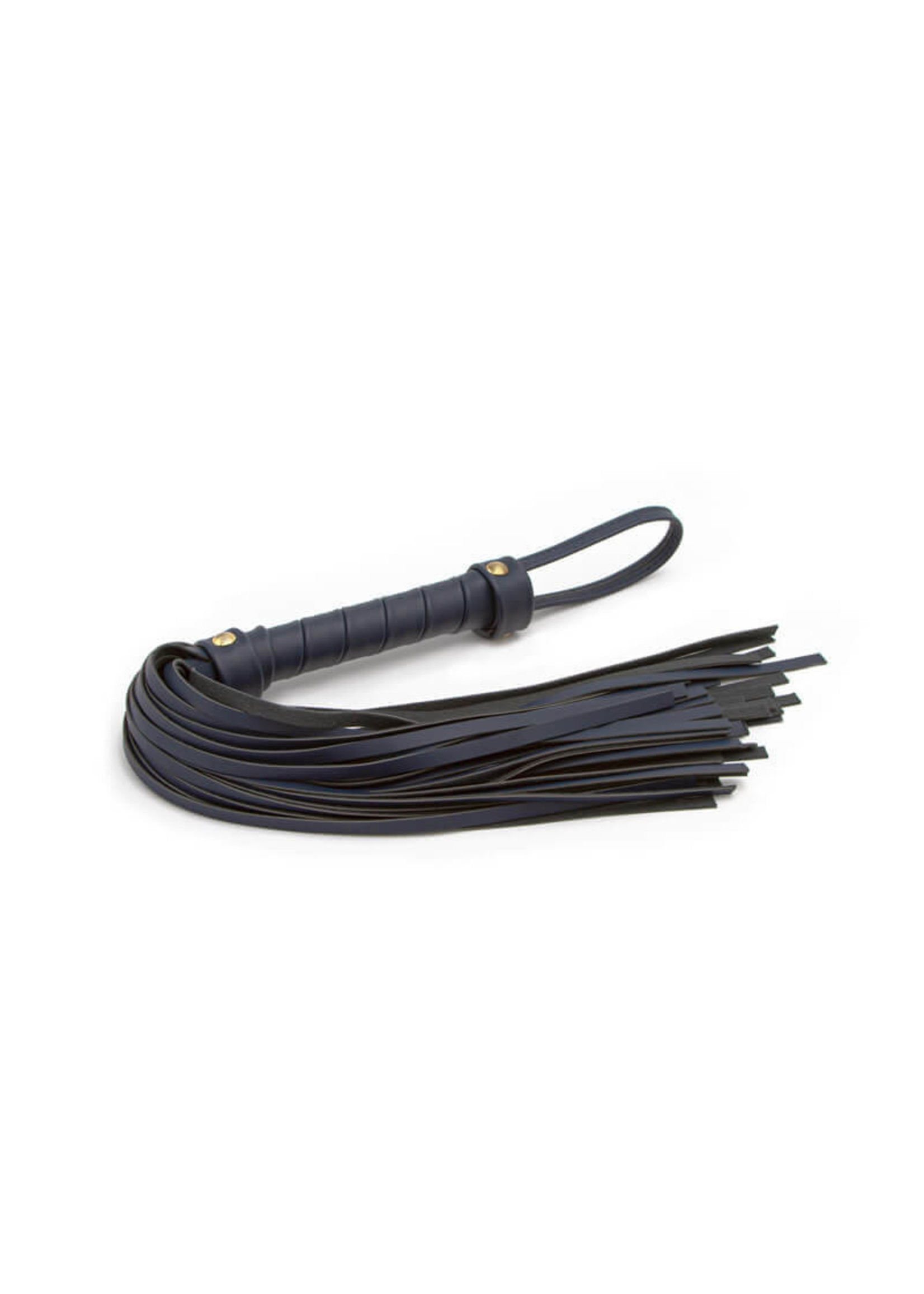 NS Novelties Bondage Couture Flogger-Navy