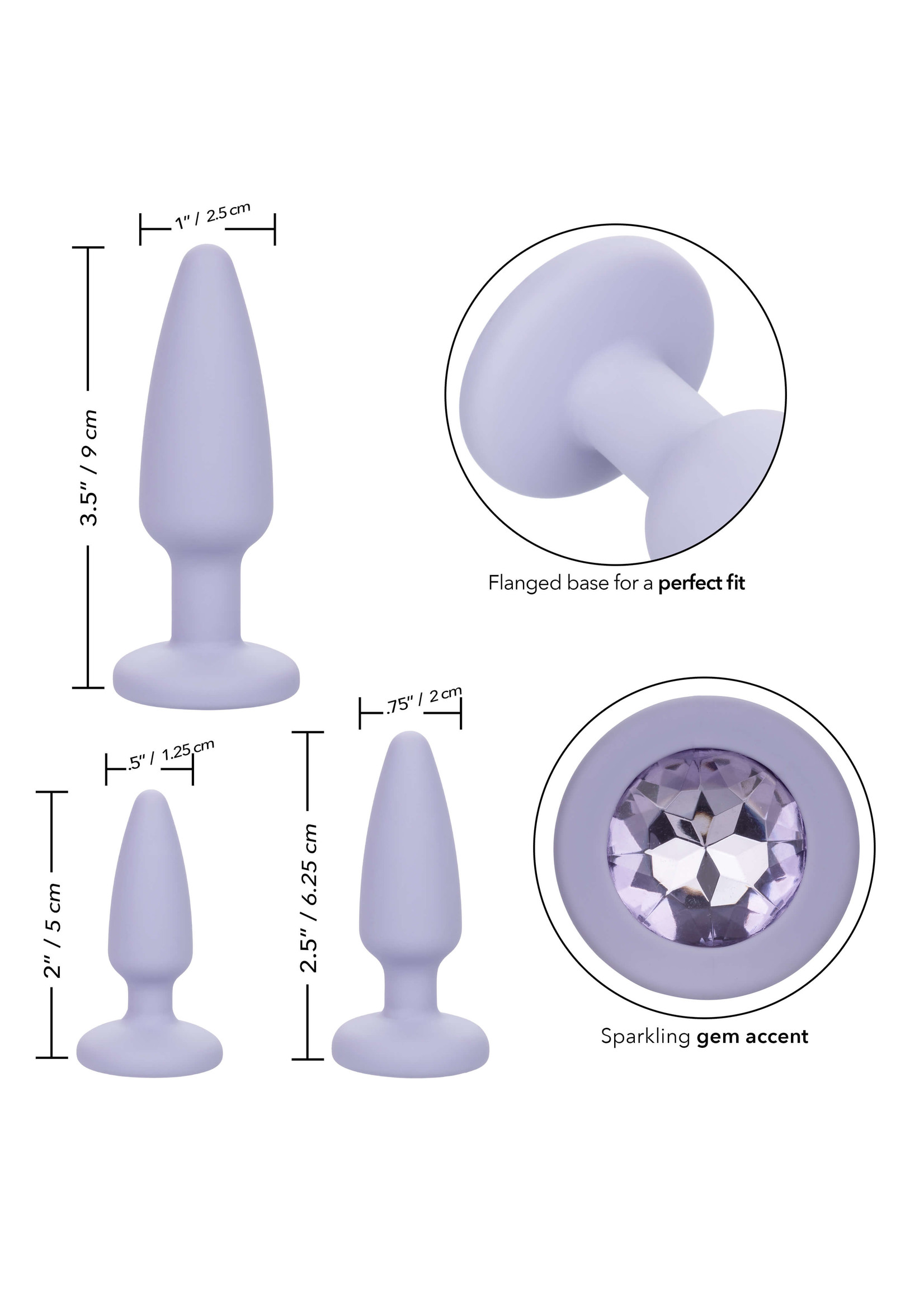 Cal Exotic Novelties First Time Crystal Booty Kit