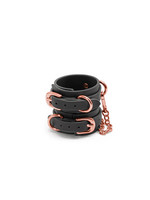 NS Novelties Bondage Couture - Wrist Cuffs - Black