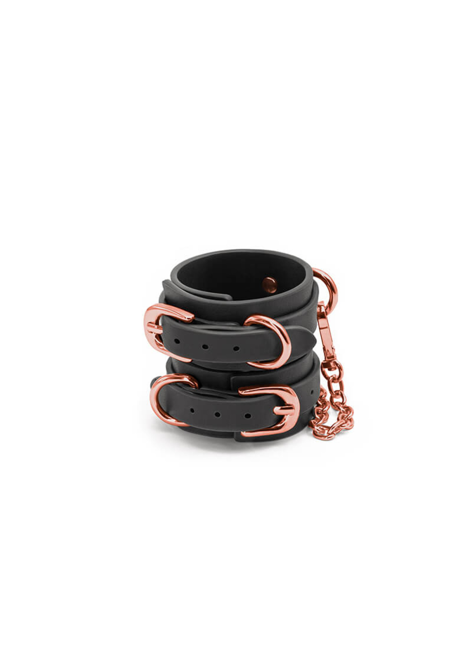 NS Novelties Bondage Couture - Wrist Cuffs - Black