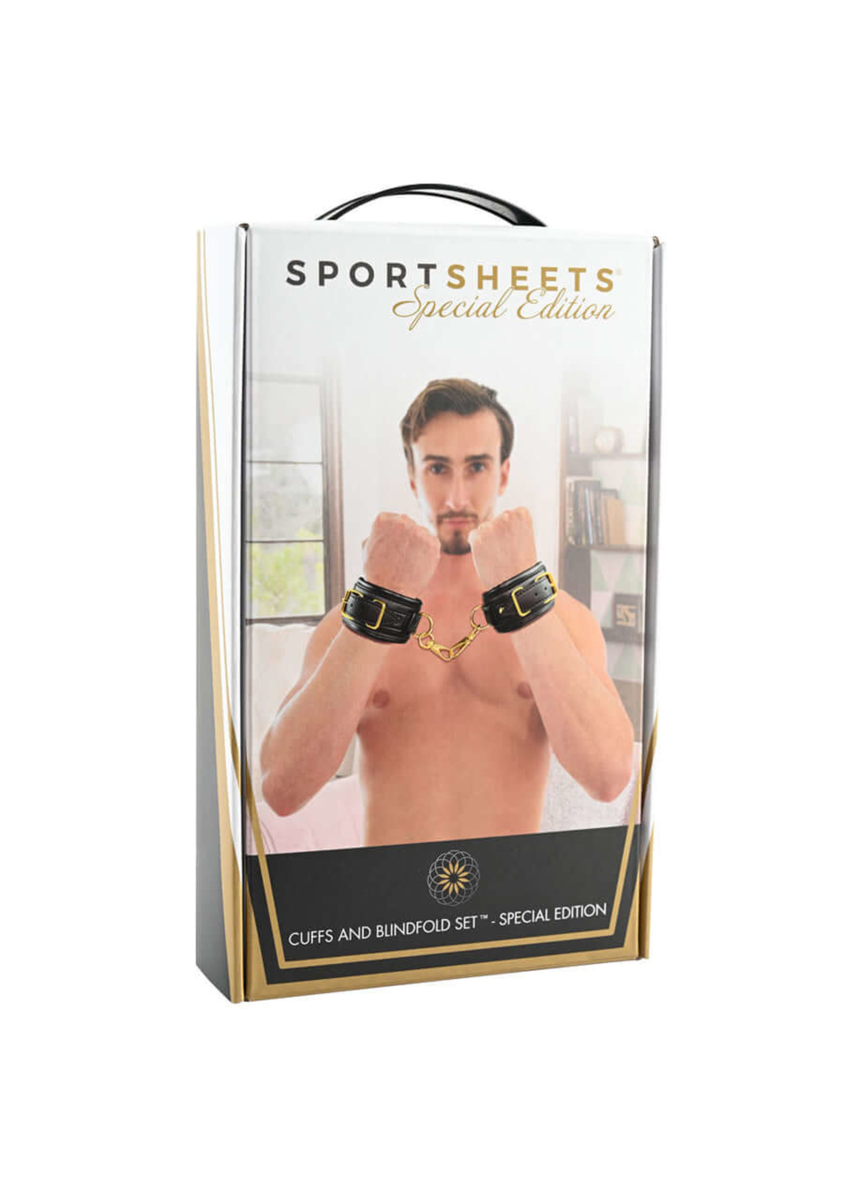 Sportsheets Cuffs And Blindfold Set Special Edition