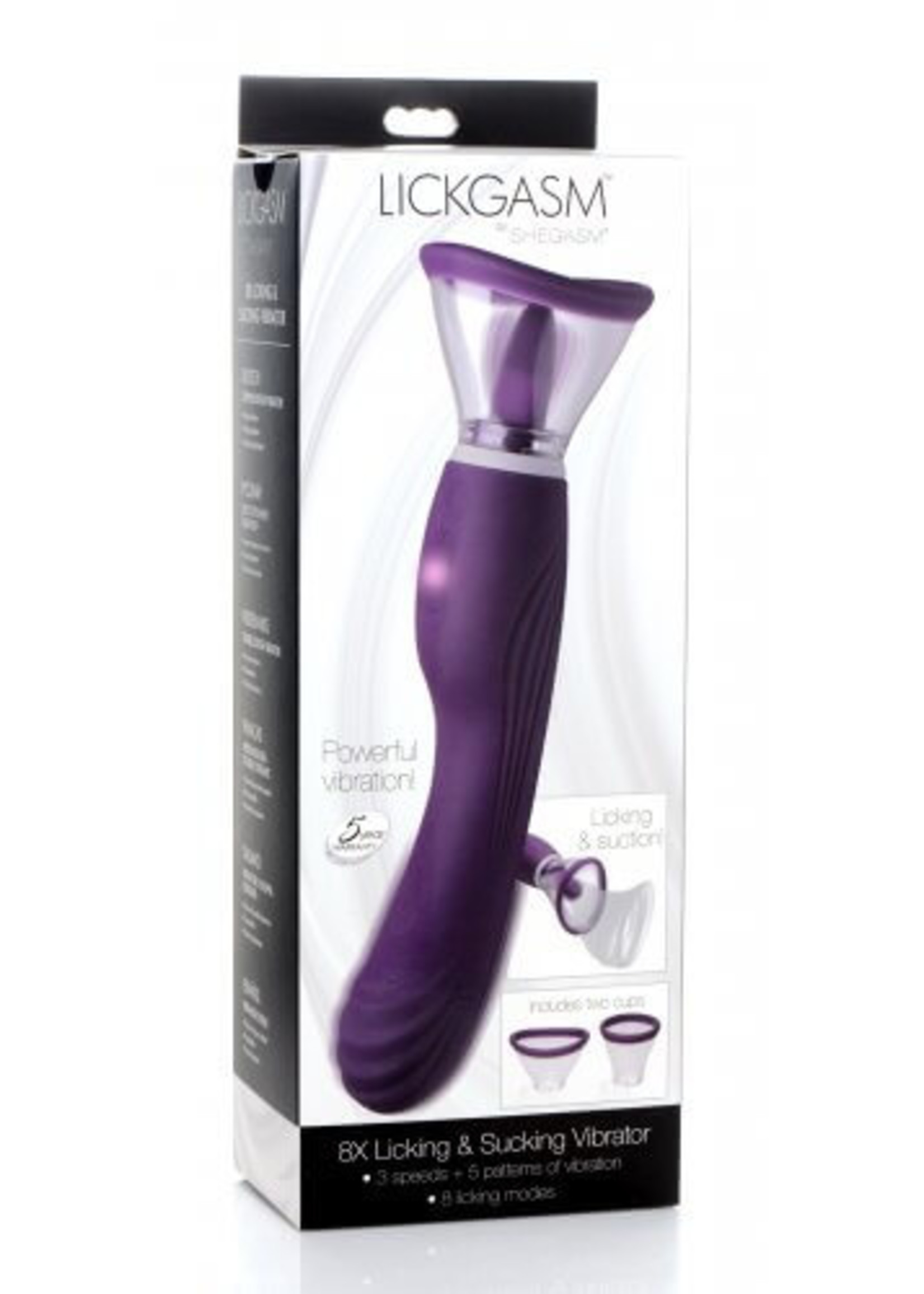 Shegasm- Lickgasm 8X- Licking and Sucking Vibrator