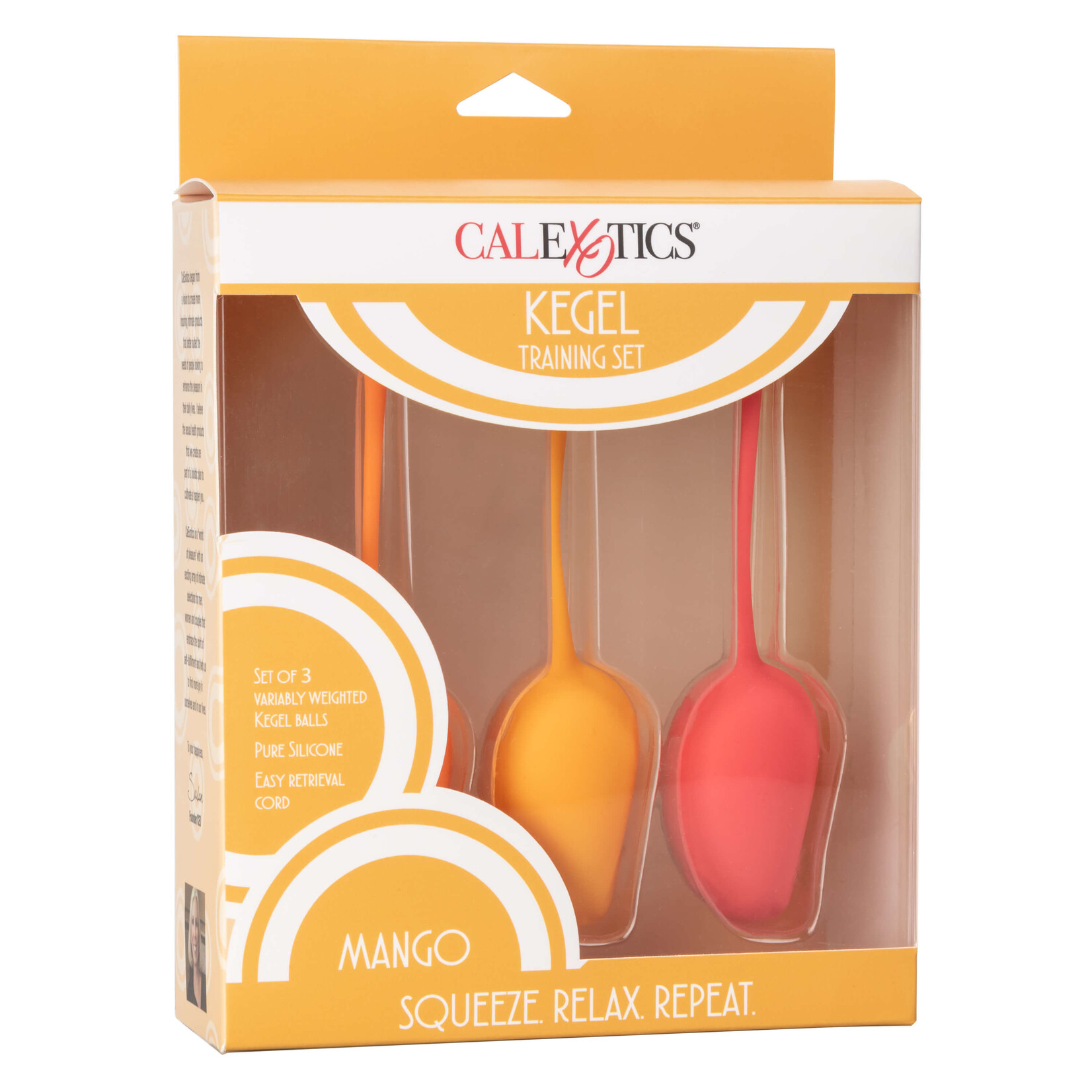 Cal Exotic Novelties Kegel Training Set Mango