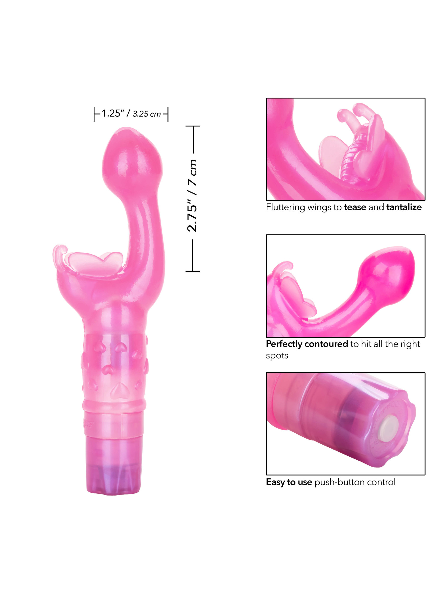 Cal Exotic Novelties The Original Butterfly Kiss Pink