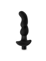 Blush Novelties Anal Adventures Platinum - Silicone Vibrating Prostate Massager 03 - Black