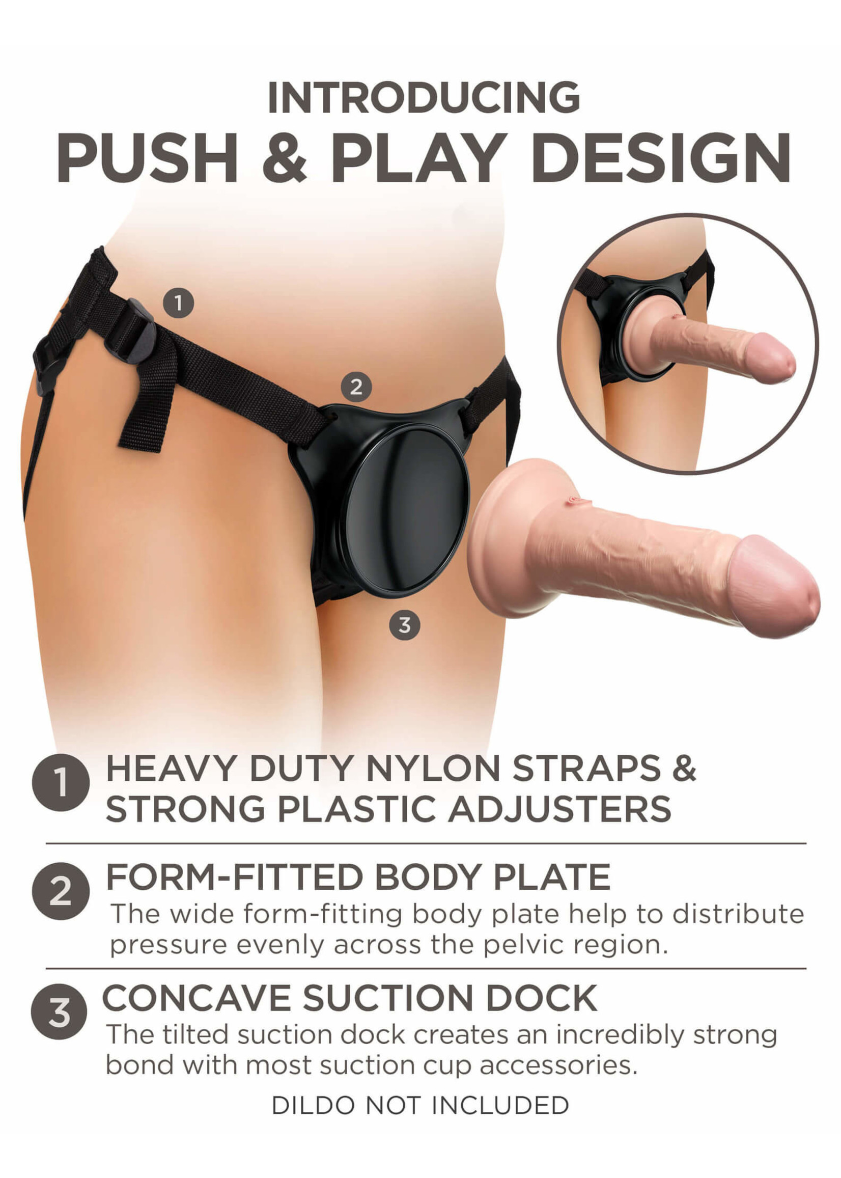 Body Dock King Cock Elite Beginner's Body Dock Strap-On Harness