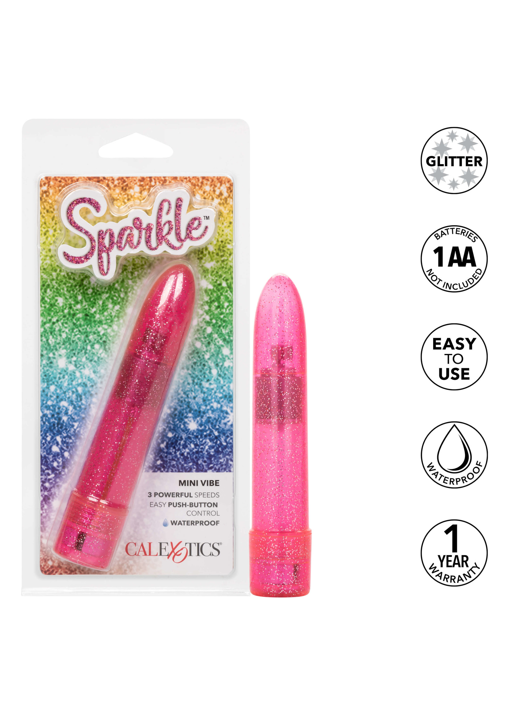 Cal Exotic Novelties Sparkle Mini Vibe Pink