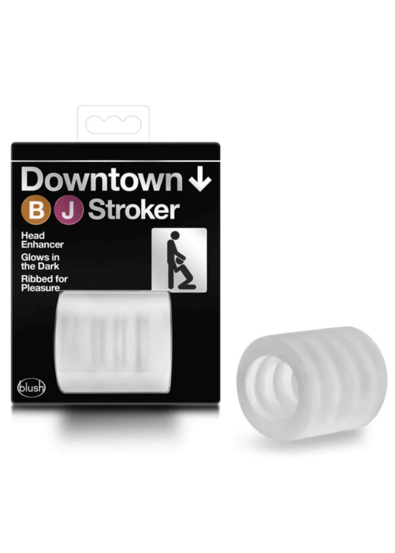 Blush X5 Men - Downtown BJ Stroker - Clear