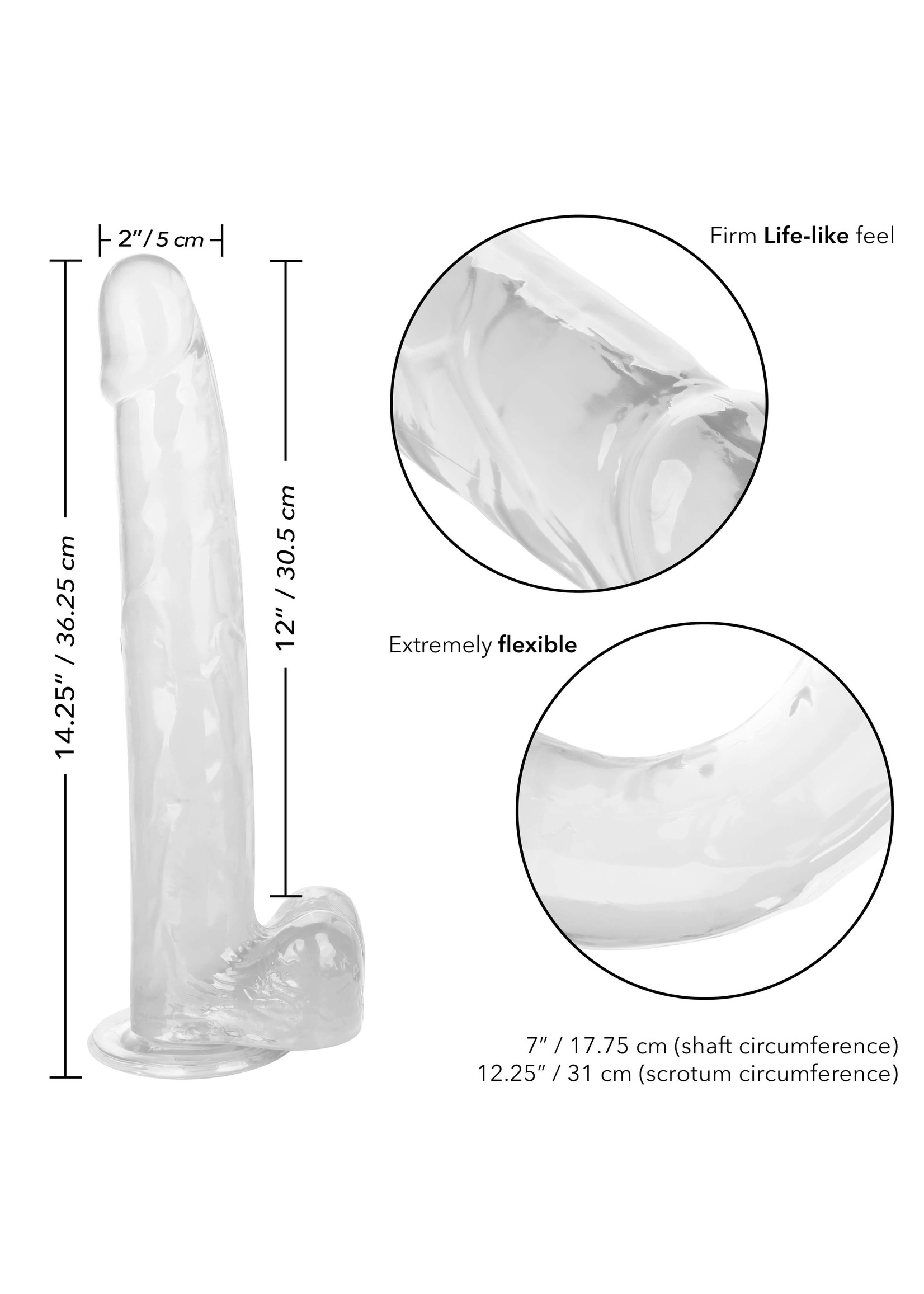 Cal Exotic Novelties Size Queen 12"/30.5 cm