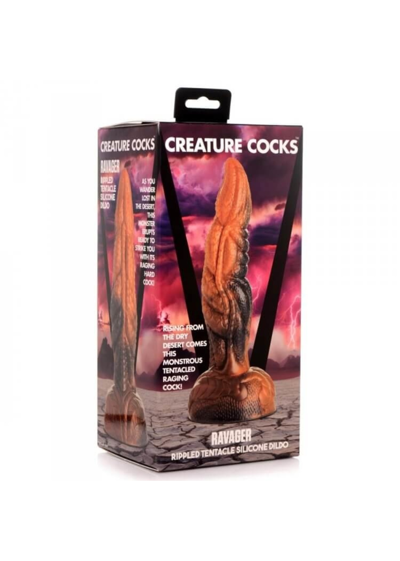 Creature Cocks Ravager Rippled Tentacle Silicone Dildo