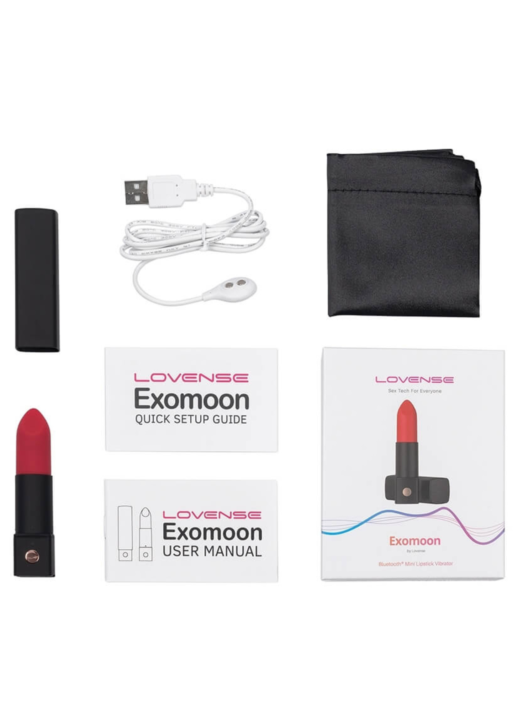 Lovense Lovense Exomoon Bluetooth Mini Lipstick Vibrator