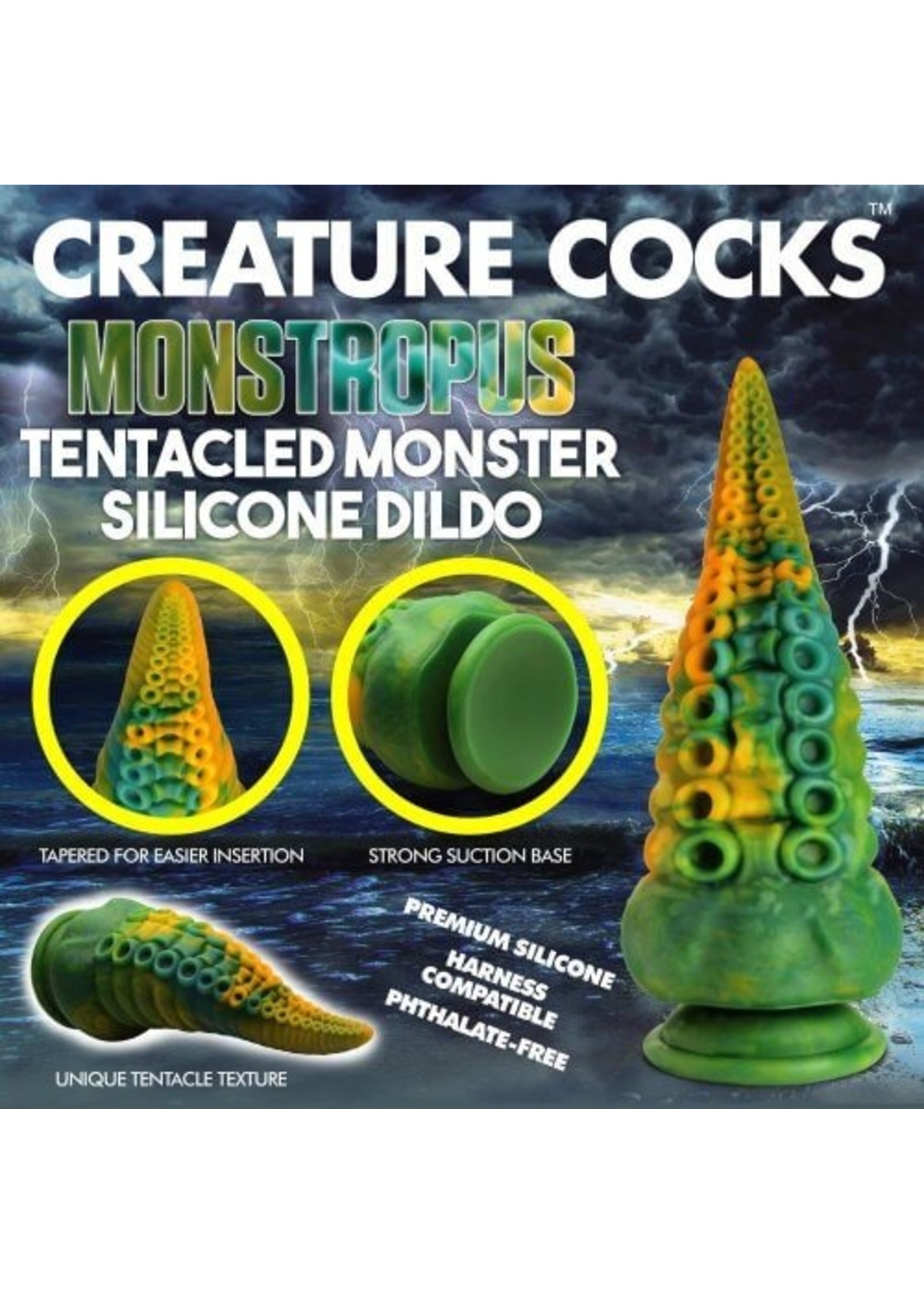 Creature Cocks Monstropus Tentacled Monster Silicone Dildo