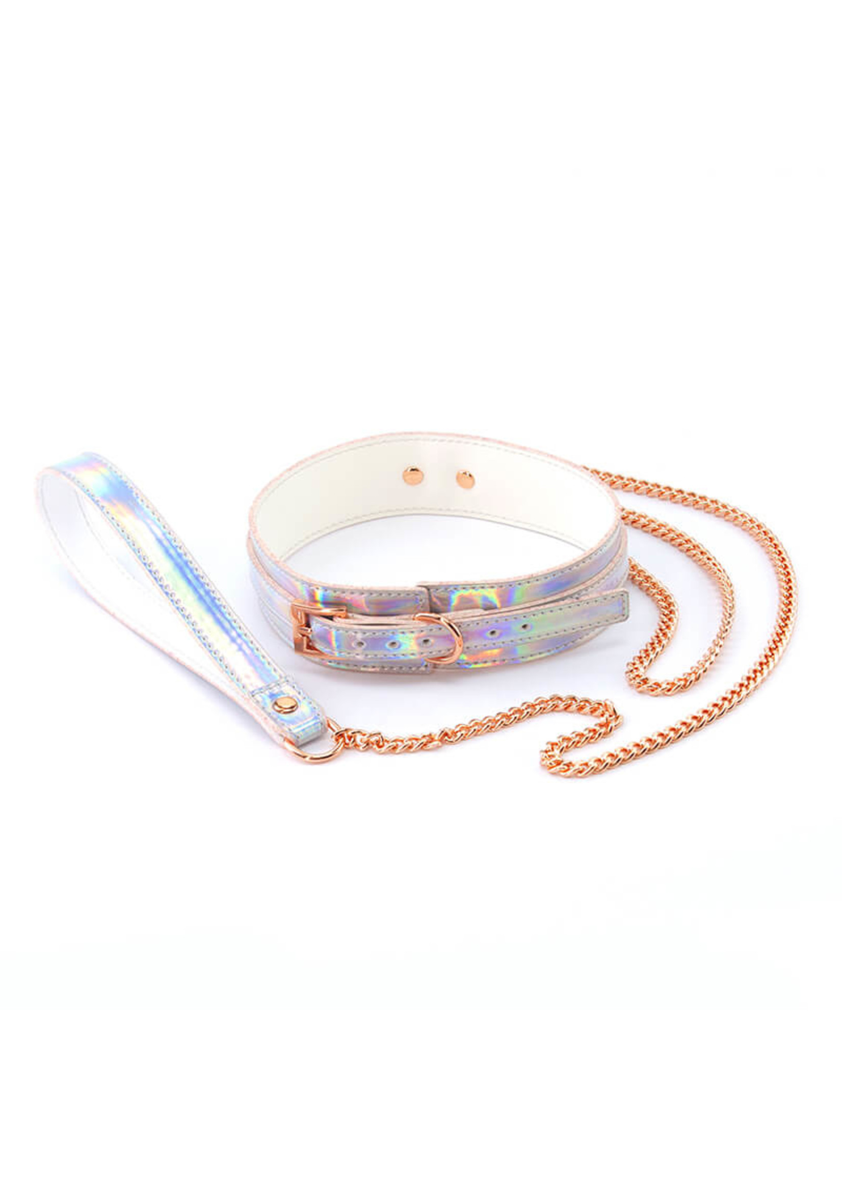 Cosmo Bondage - Collar & Leash - Rainbow