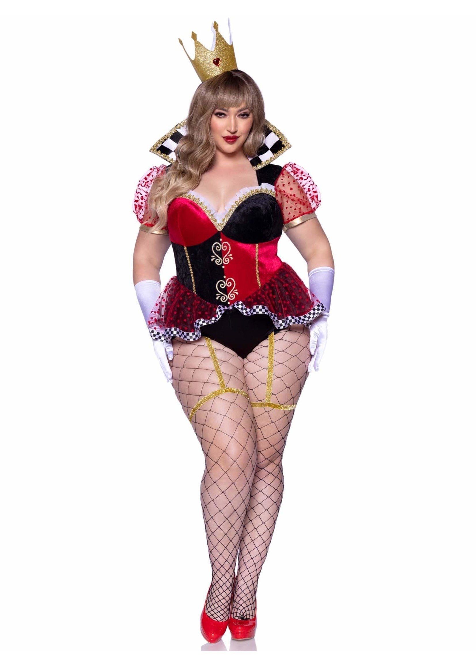 Leg Avenue 2pc Ravishing Red Queen Plus