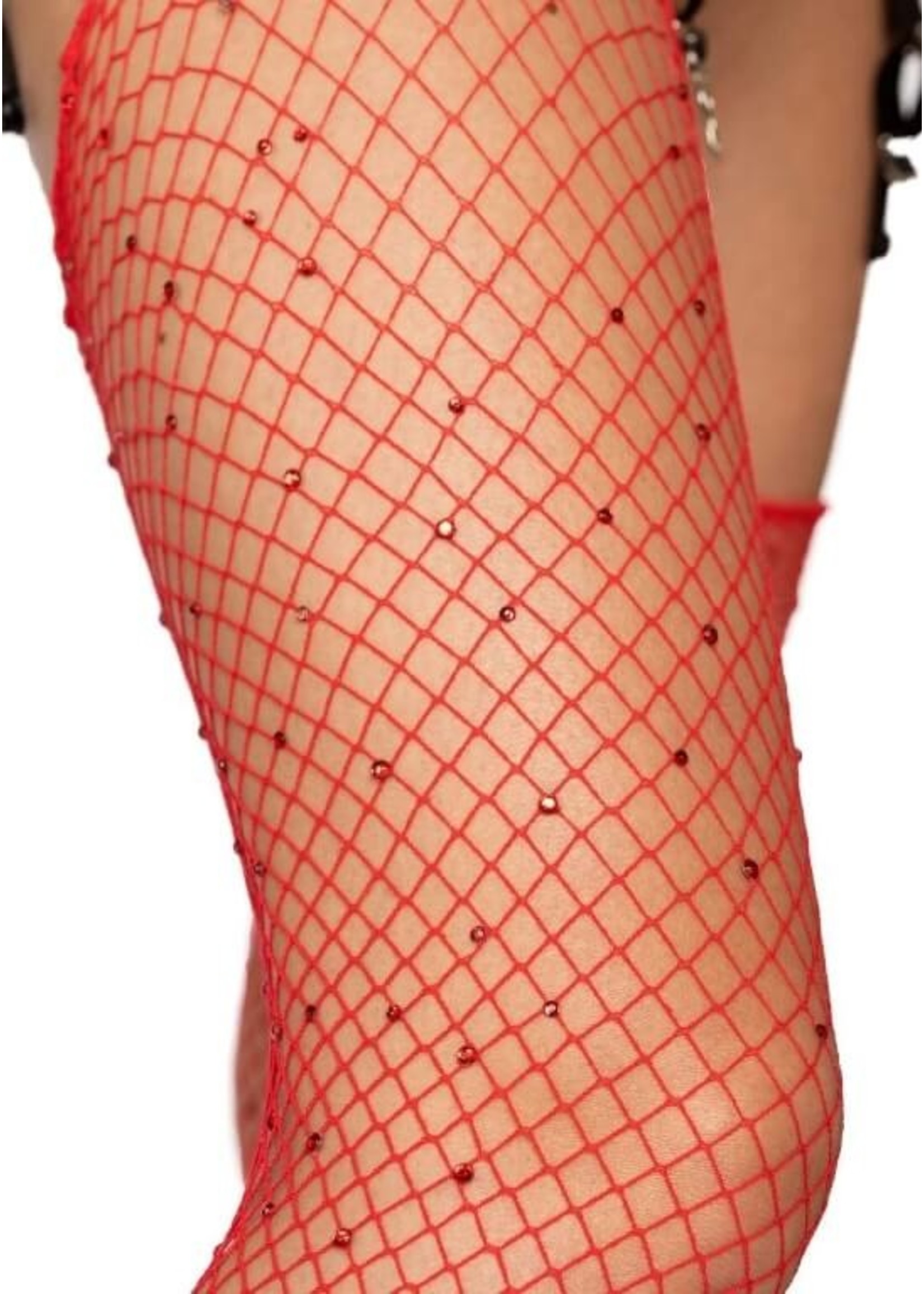 Leg Avenue Brielle Rhinestone Fishnet Stockings