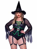 Leg Avenue 2 PC Broomstick Babe Plus