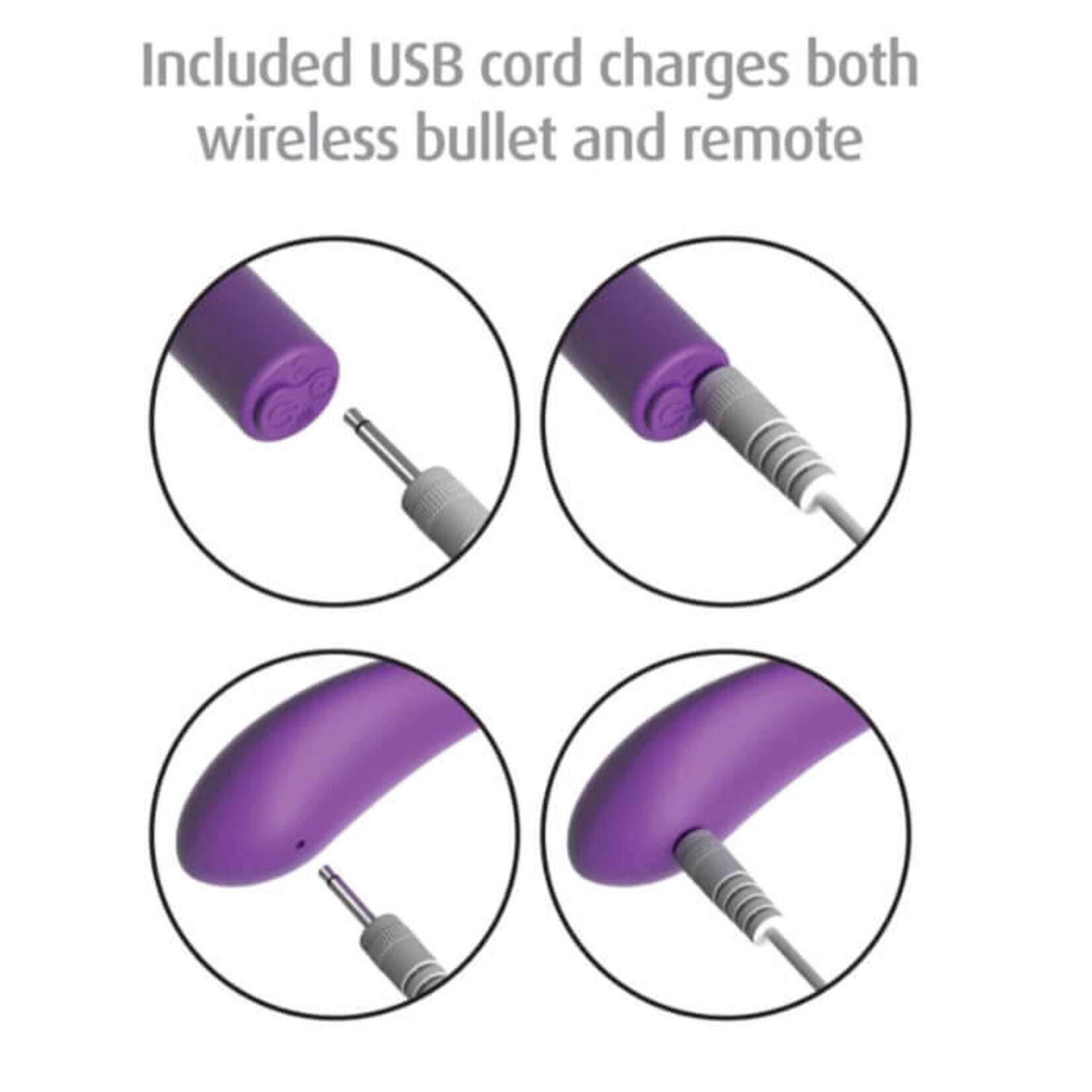 Fantasy for Her Fantasy For Her- Rechargeable Remote Control Bullet
