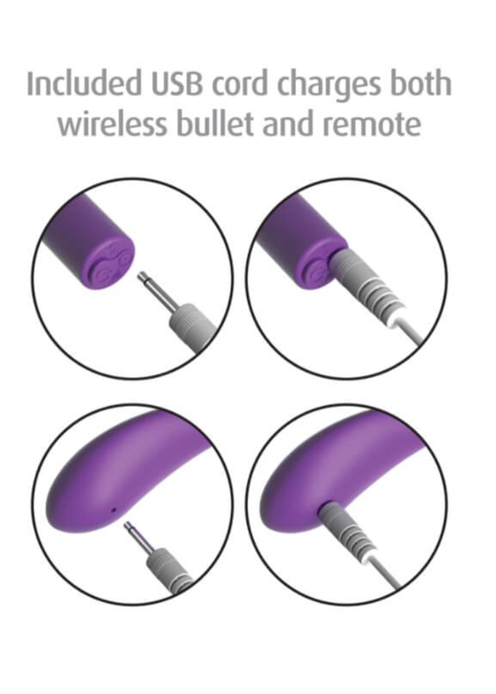 Pipedream Fantasy For Her- Rechargeable Remote Control Bullet