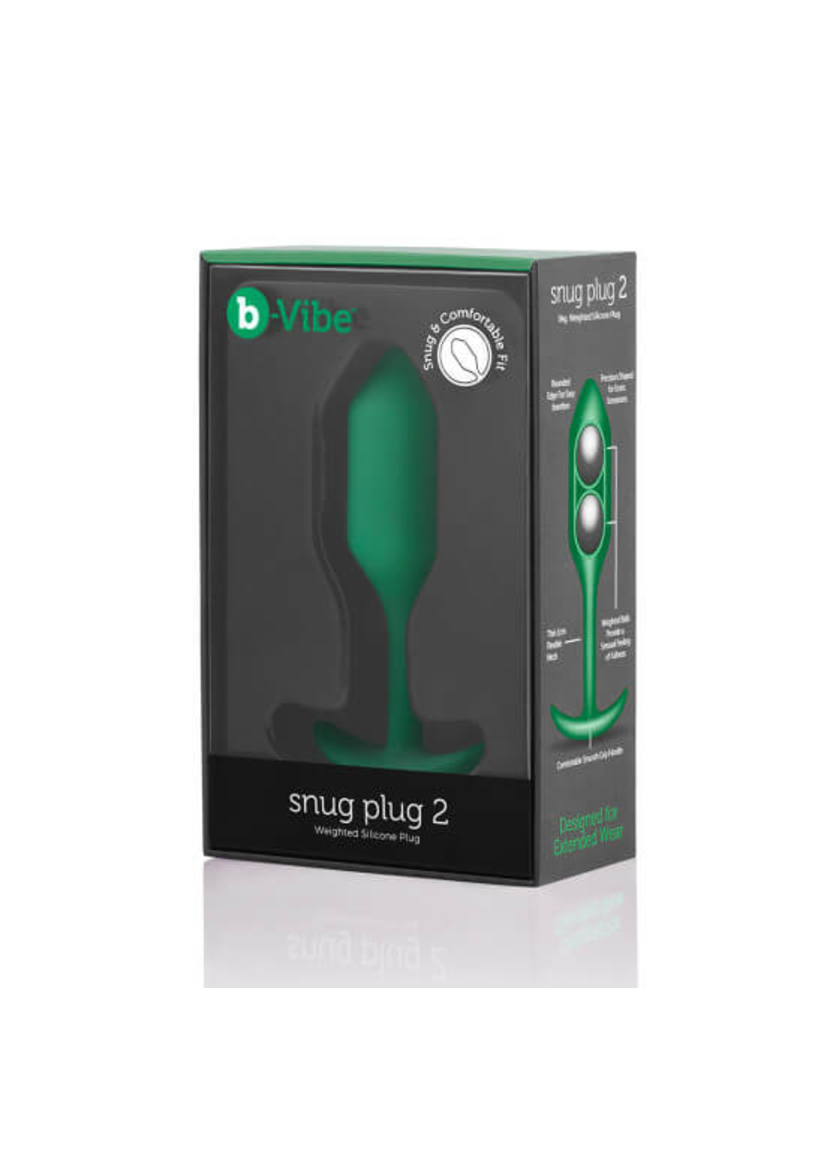 B-Vibe Snug Plug 2 - Green